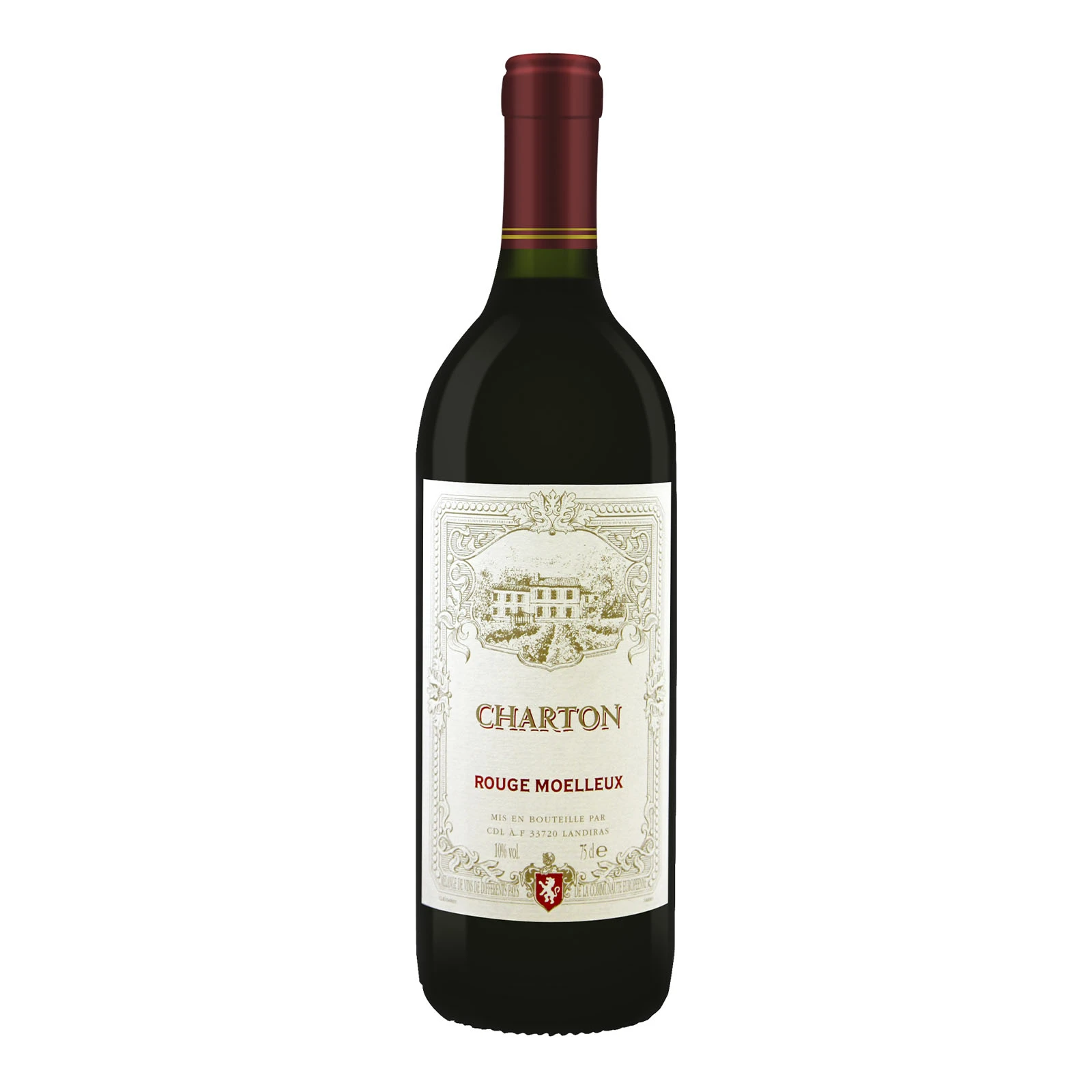 Вино Charton Rouge Moelleux червоне напівсолодке 11% 0.75л