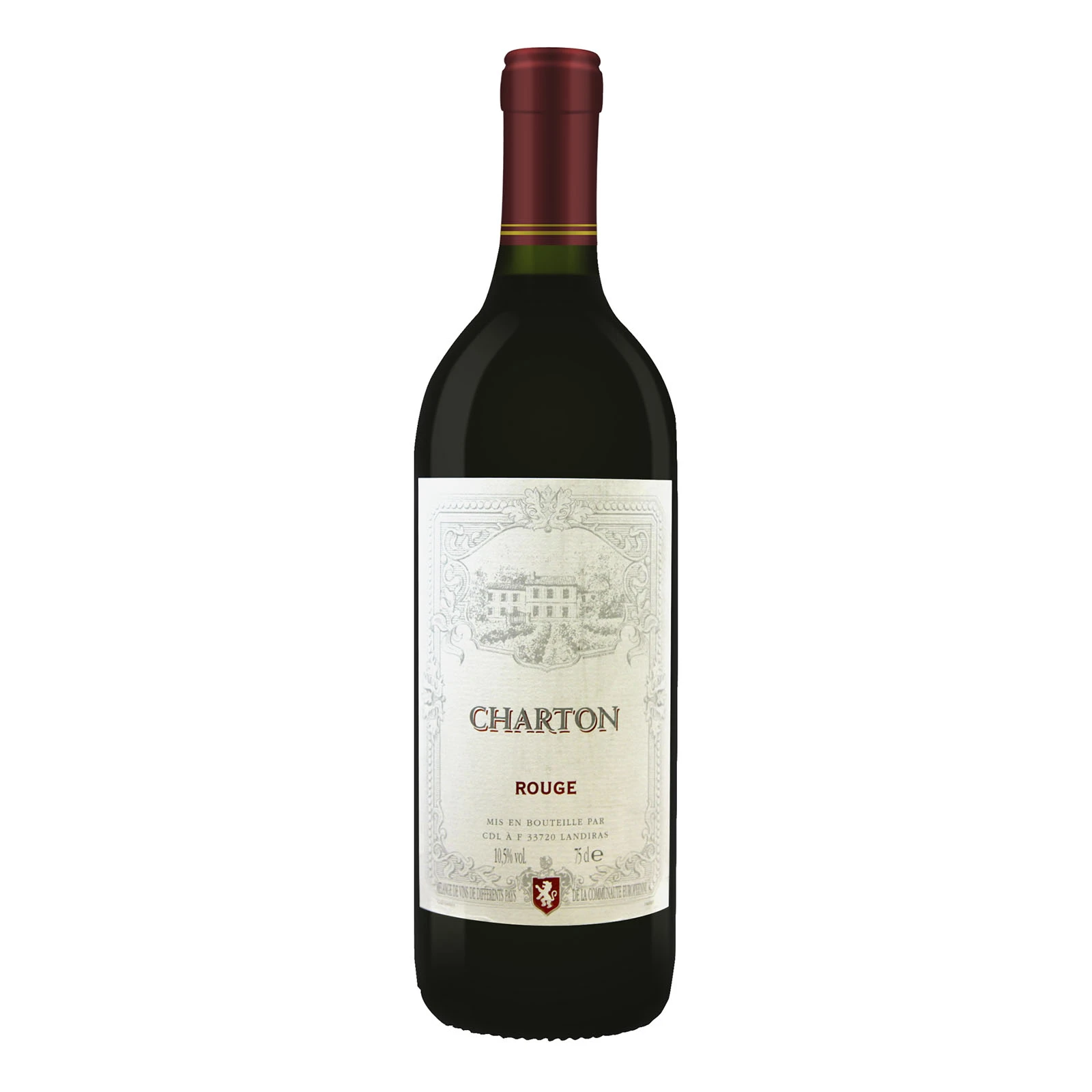 Вино Charton Rouge червоне сухе 11% 0.75л Фото №:1