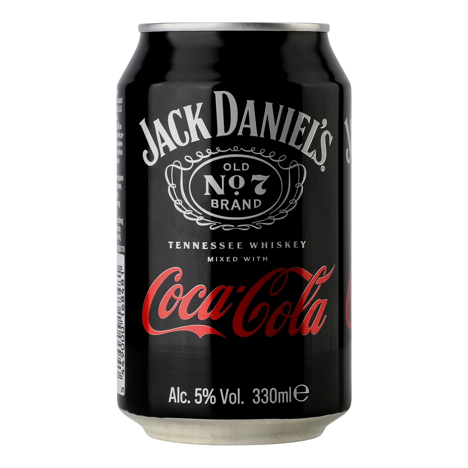 Напій слабоалкогольний Jack Daniel's&Coca-Cola Tennessee Whiskey 5% 0.33л