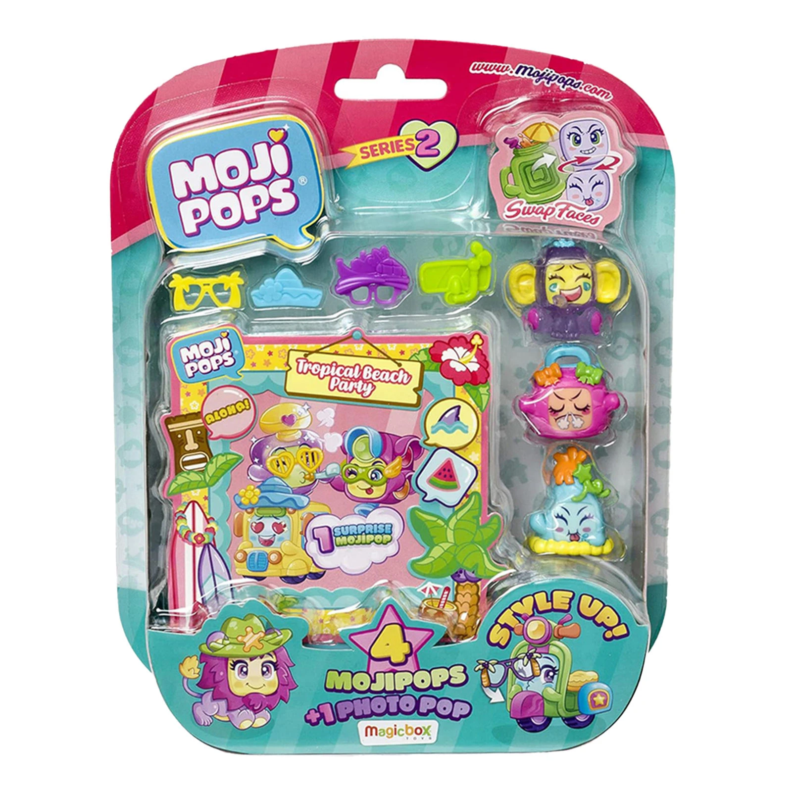 Набір ігровий Moji Pops S2 Фотосесія 4 фігурки аксесуари Фото навігації №:1