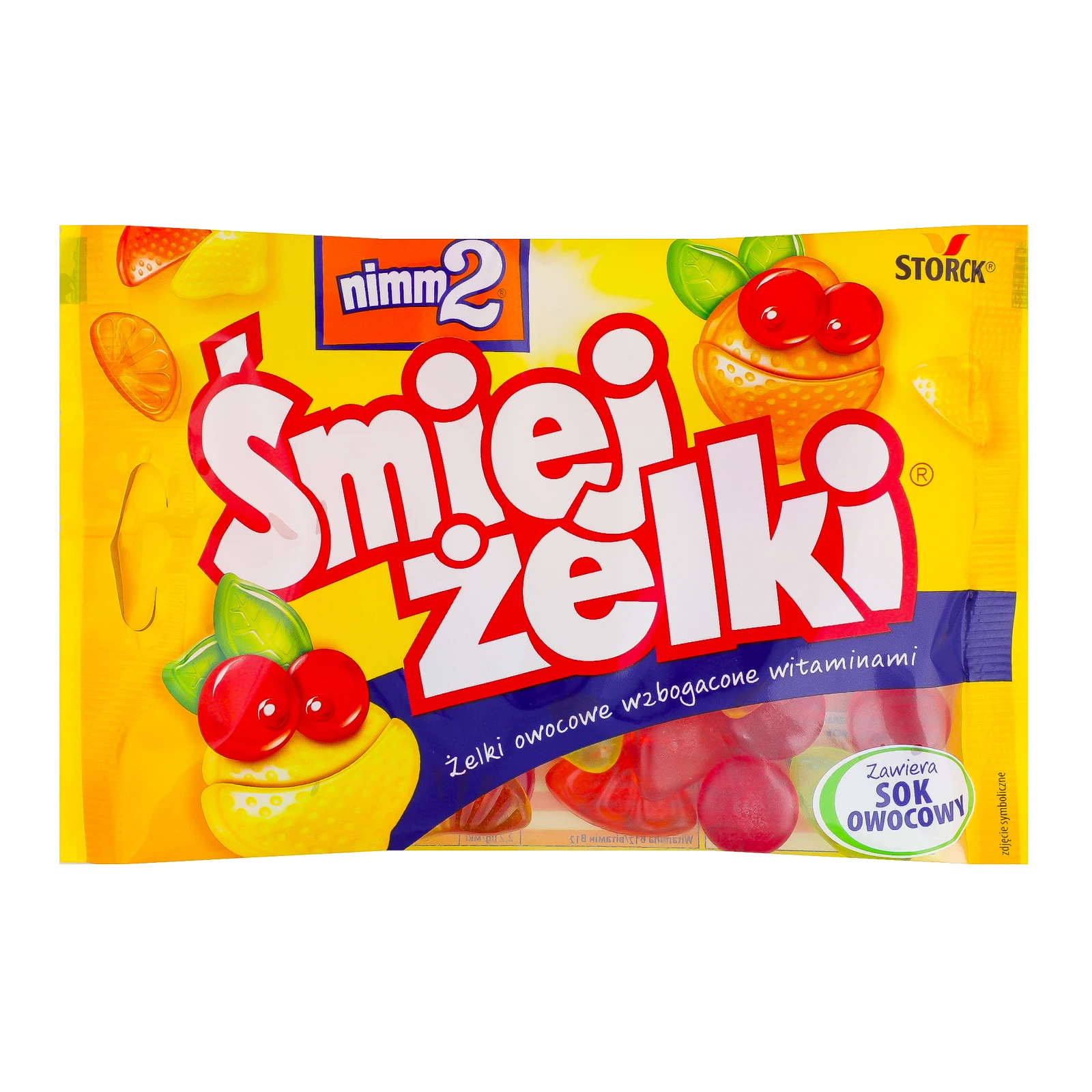 Мармелад жувальний Nimm2 з фруктовими смаками та вітамінами 100г Фото №:1