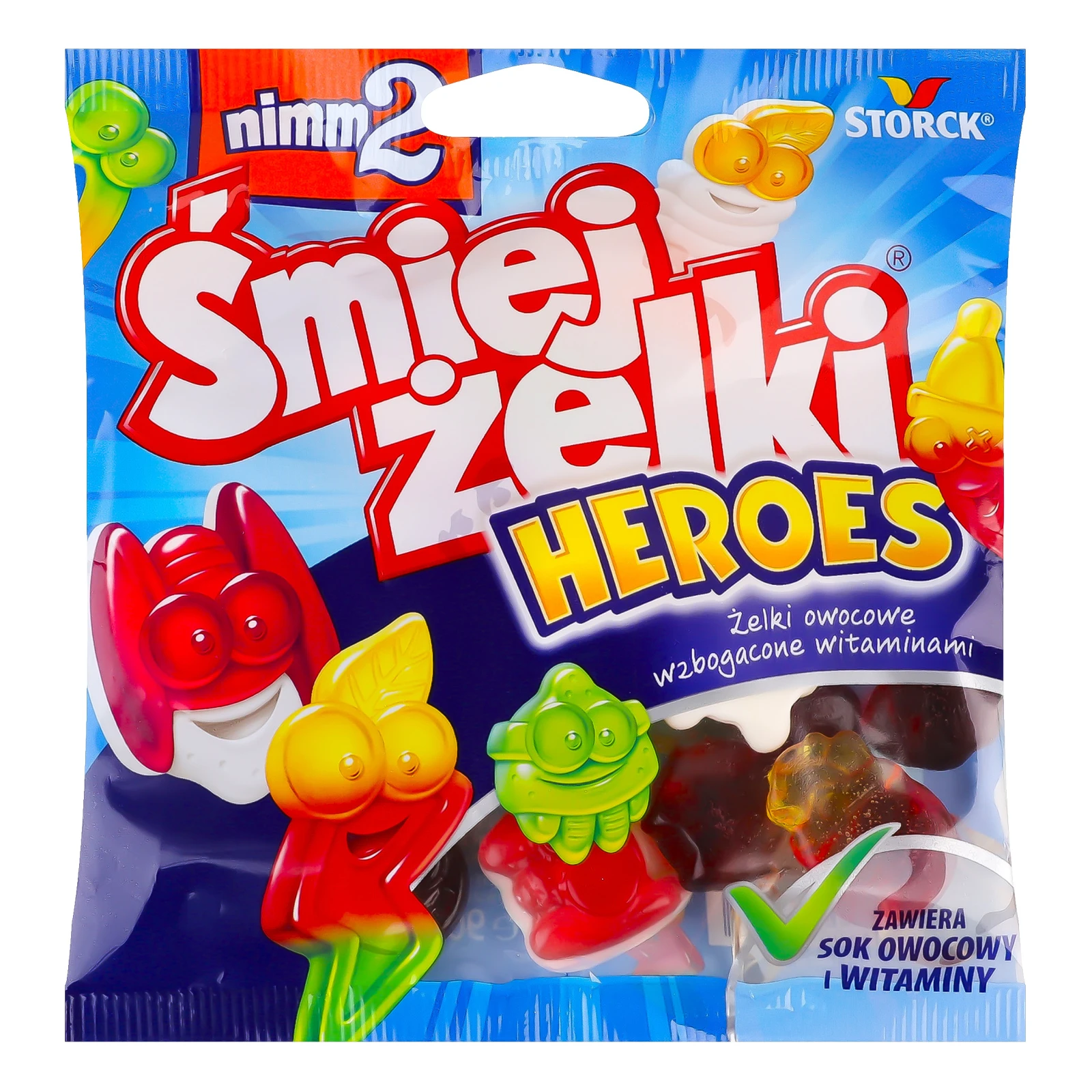 Мармелад Nimm2 Герої жувальний збагачений вітамінами 90г Фото №:1