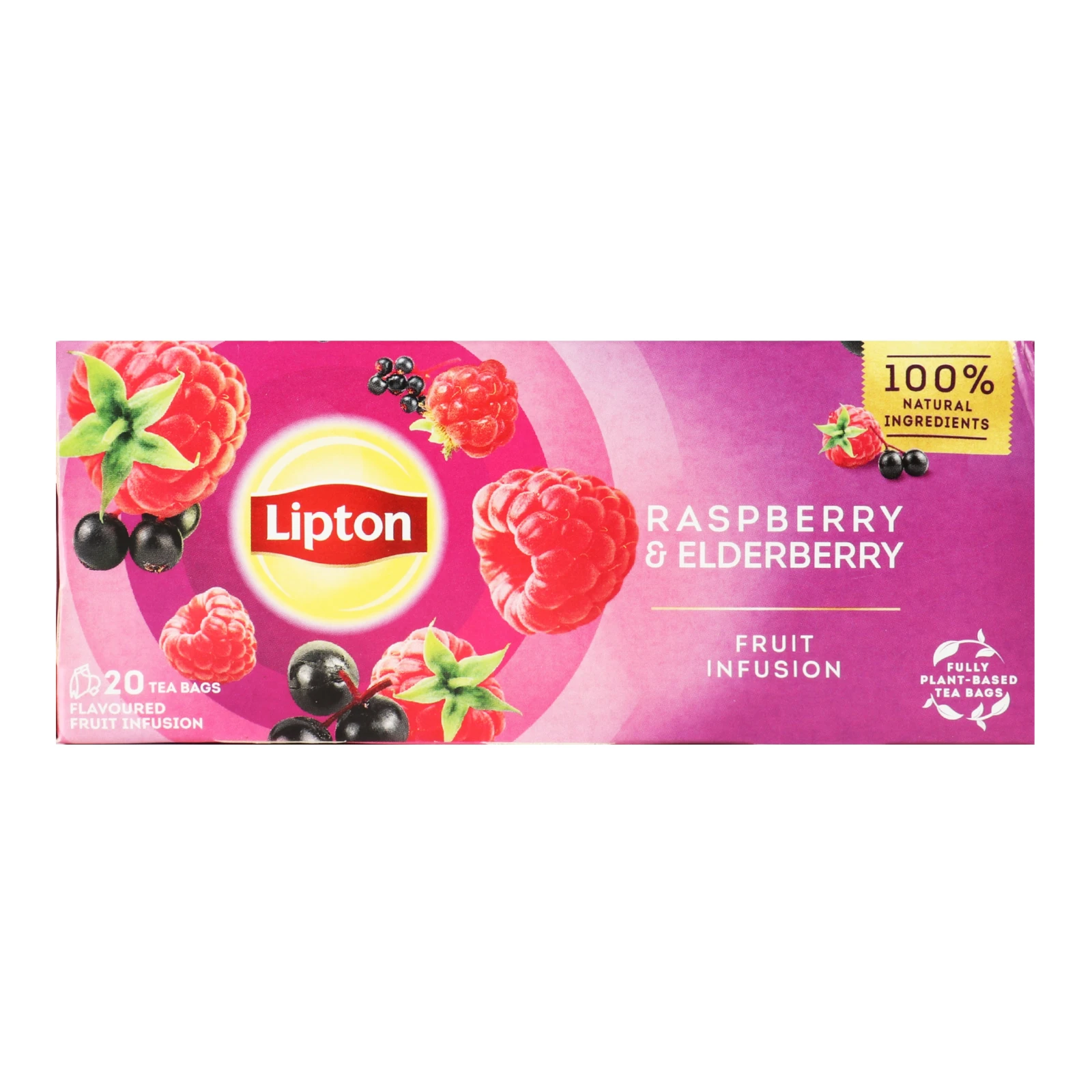 Суміш фруктова Lipton Raspberry&Elderberry 32г Фото навігації №:1