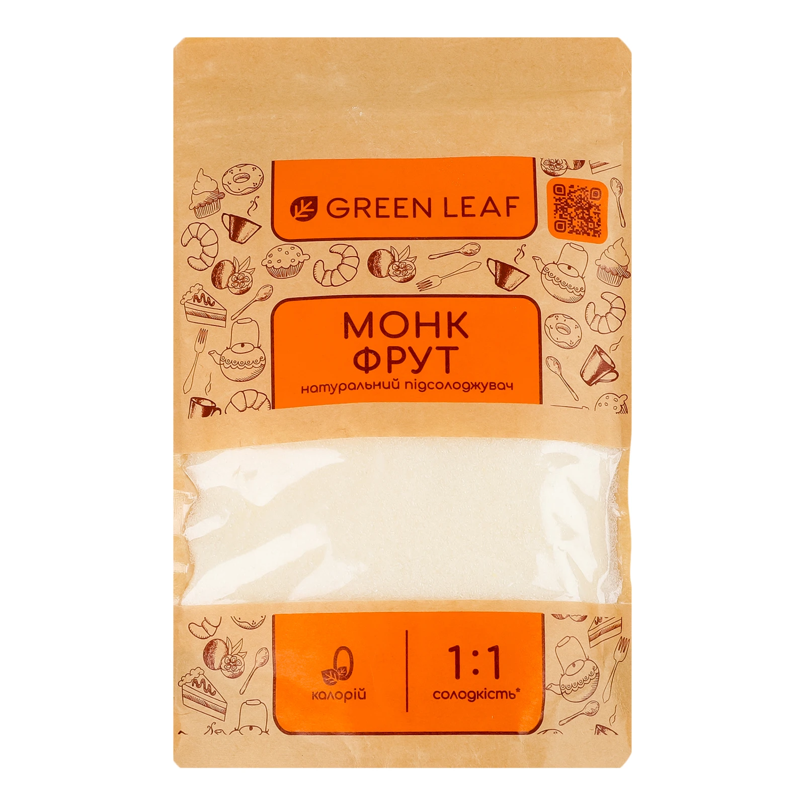 Підсолоджувач Green Leaf Монк фрут натуральний Фото №:1