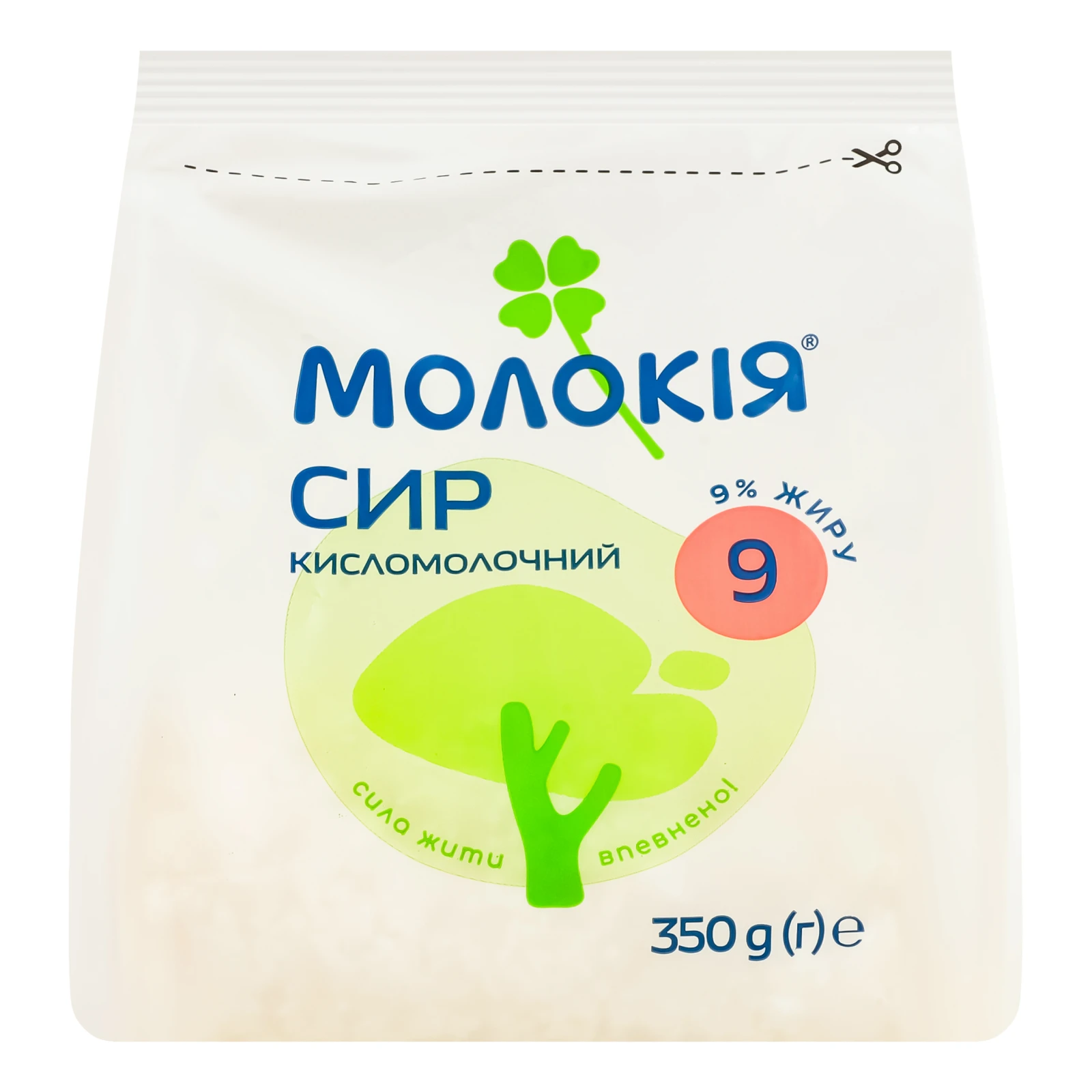 Сир кисломолочний Молокія 9% 350г Фото №:1