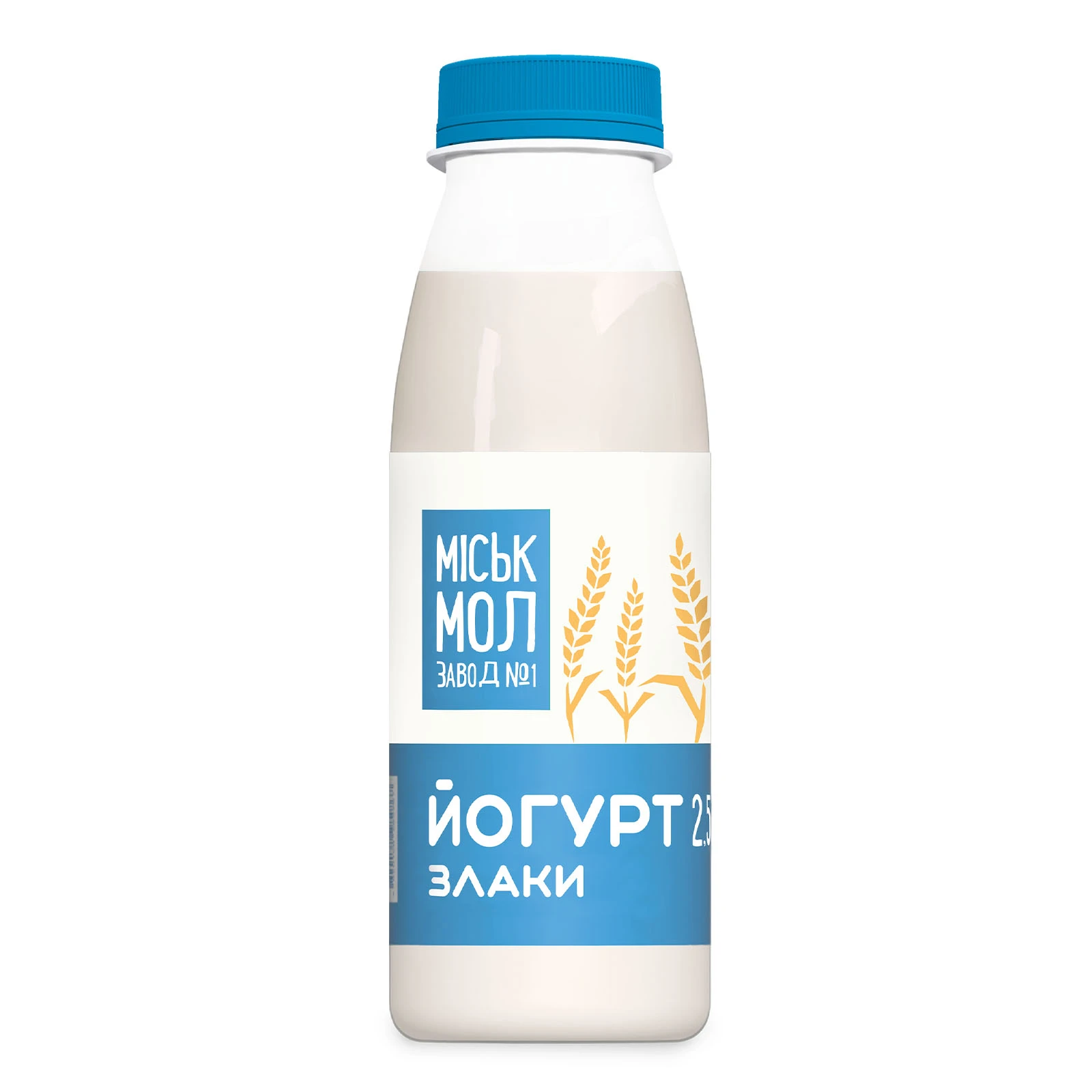 Йогурт Міськмолзавод №1 Злаки 2.5% 300г Фото №:1
