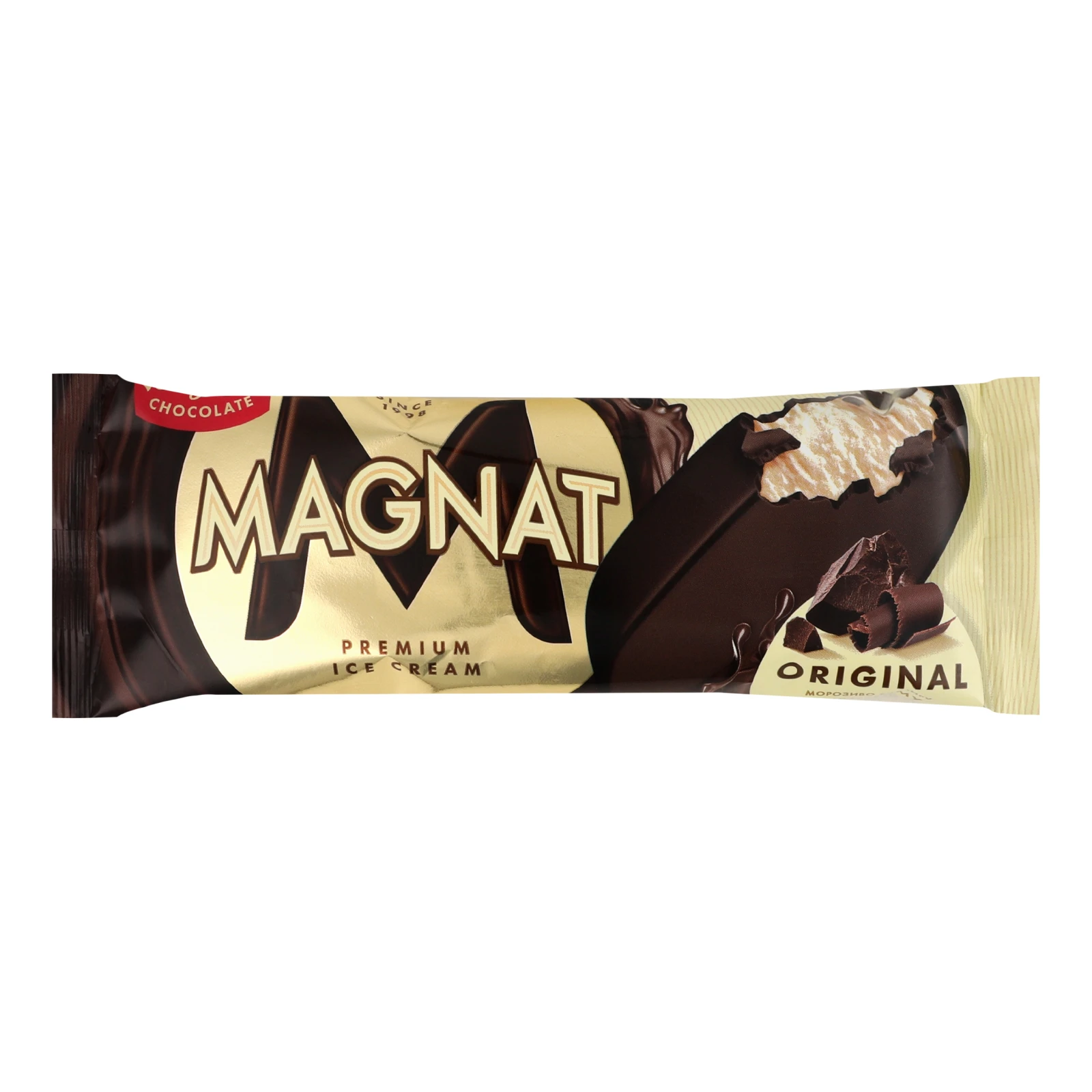 Морозиво Magnat Original вершкове в темному шоколаді 8% 75г Фото №:1