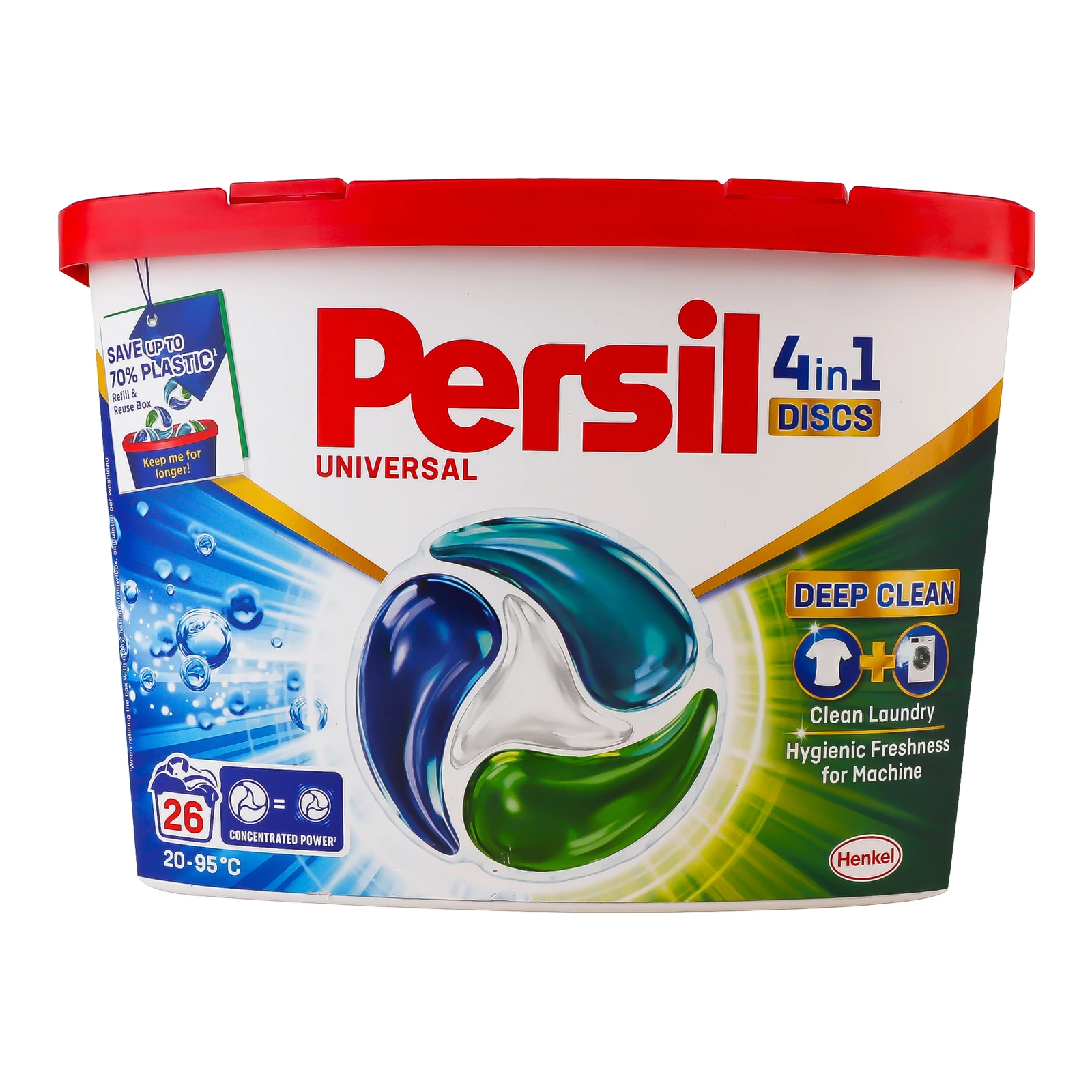 Засіб мийний Persil Universal Deep Clean 4in1 Discs 26х16.5г/уп Фото №:1