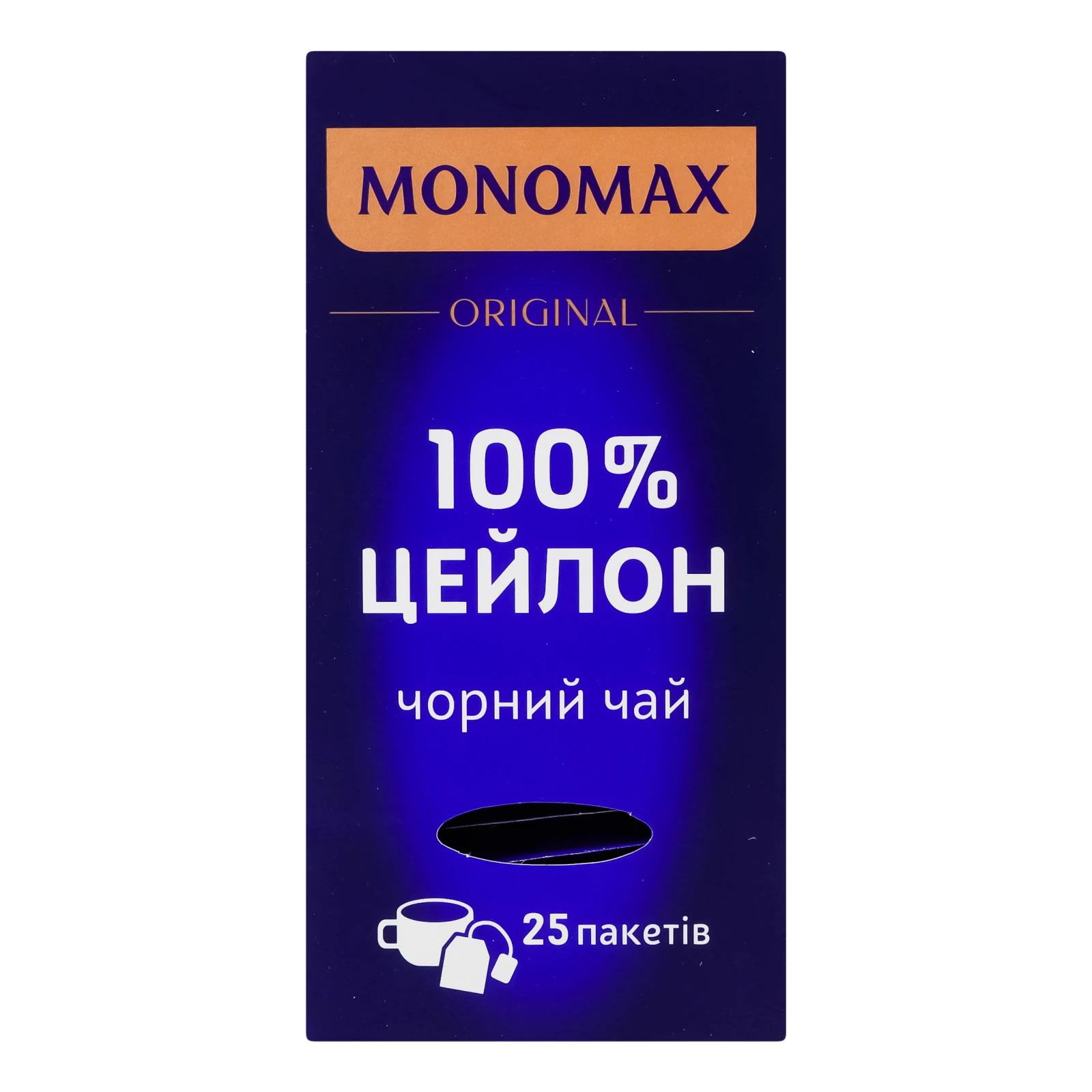 Чай Monomax Original 100% Цейлон чорний байховий дрібний 25*2г Фото навігації №:1