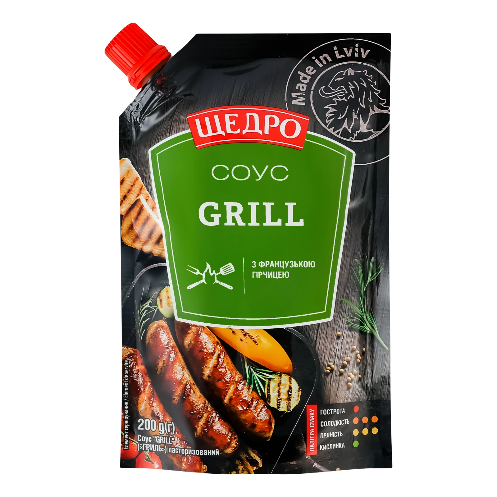 Соус Щедро Grill 200г Фото №:1