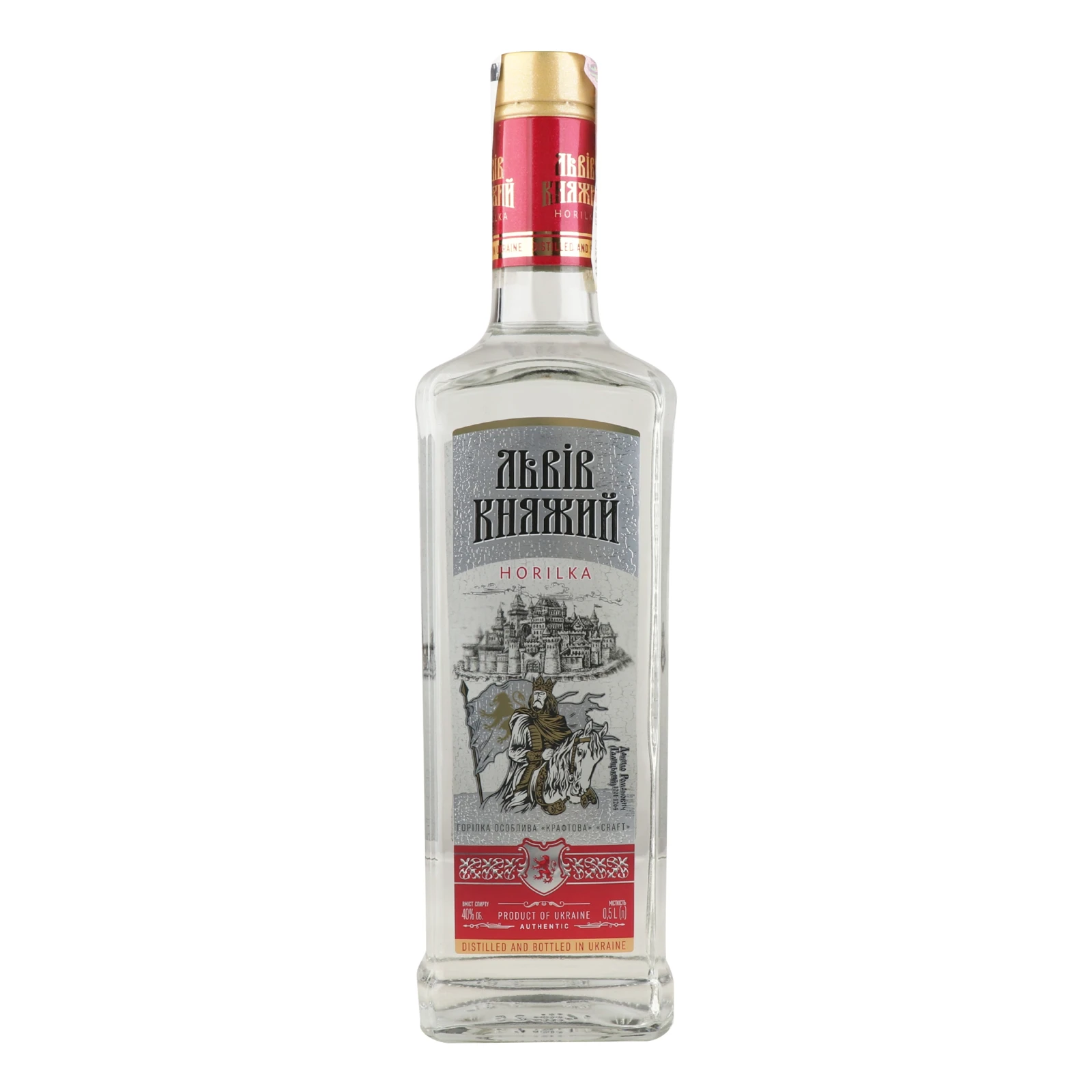 Горілка Львів Княжий Крафтова oсоблива 40% 0.5л