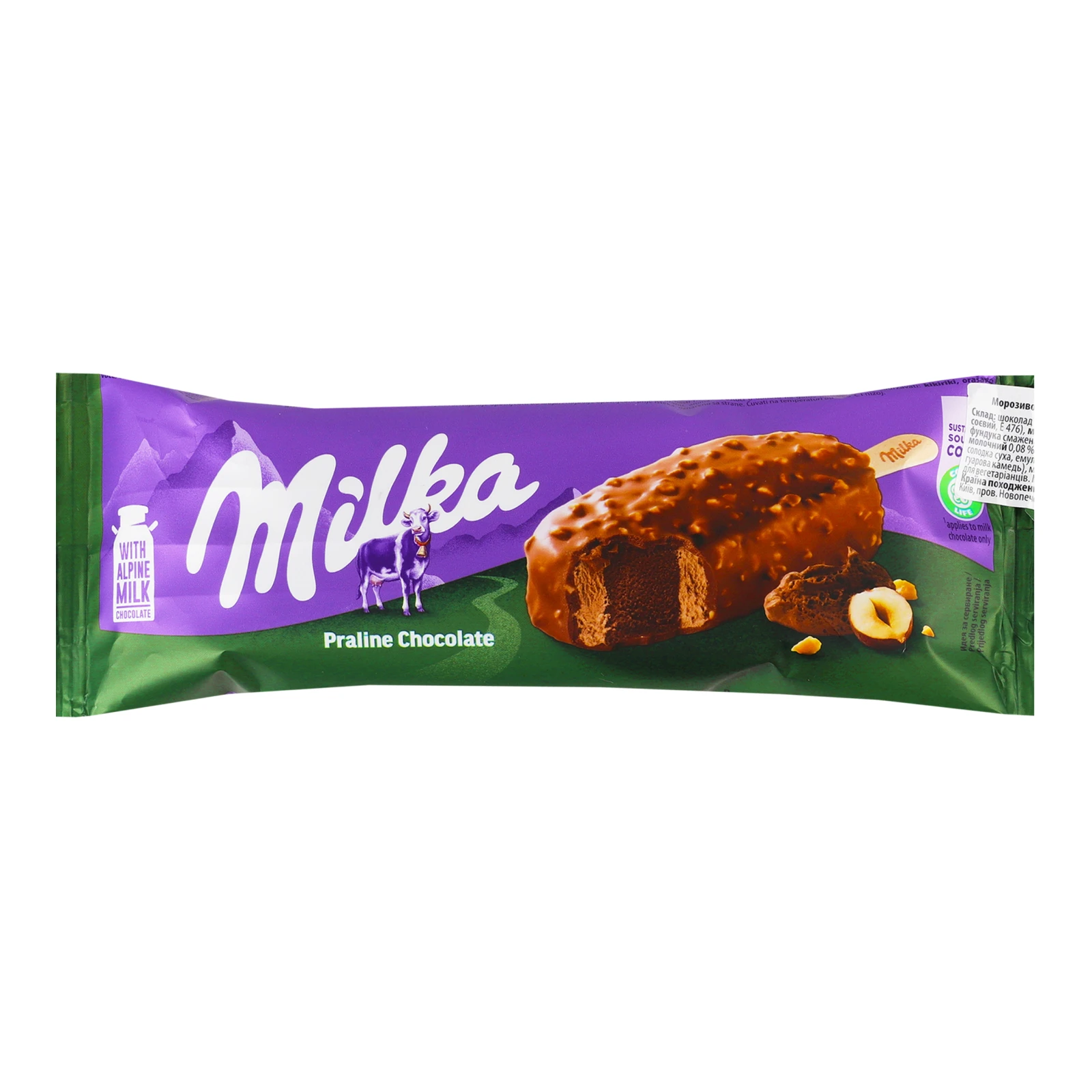 Морозиво Milka Praline Chocolate 67г Фото №:1