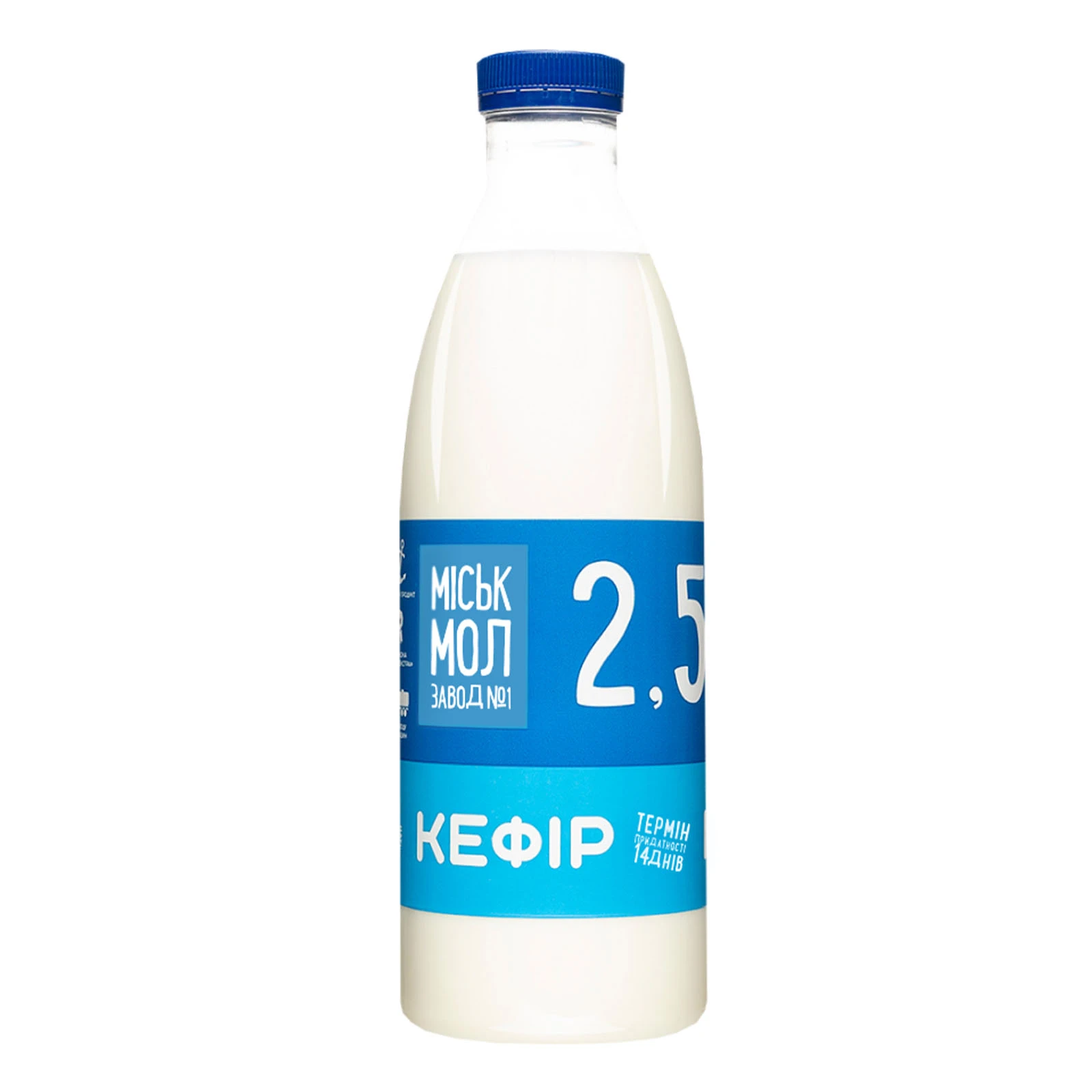 Кефір Міськмолзавод №1 термостатний 2.5% 850г Фото №:1