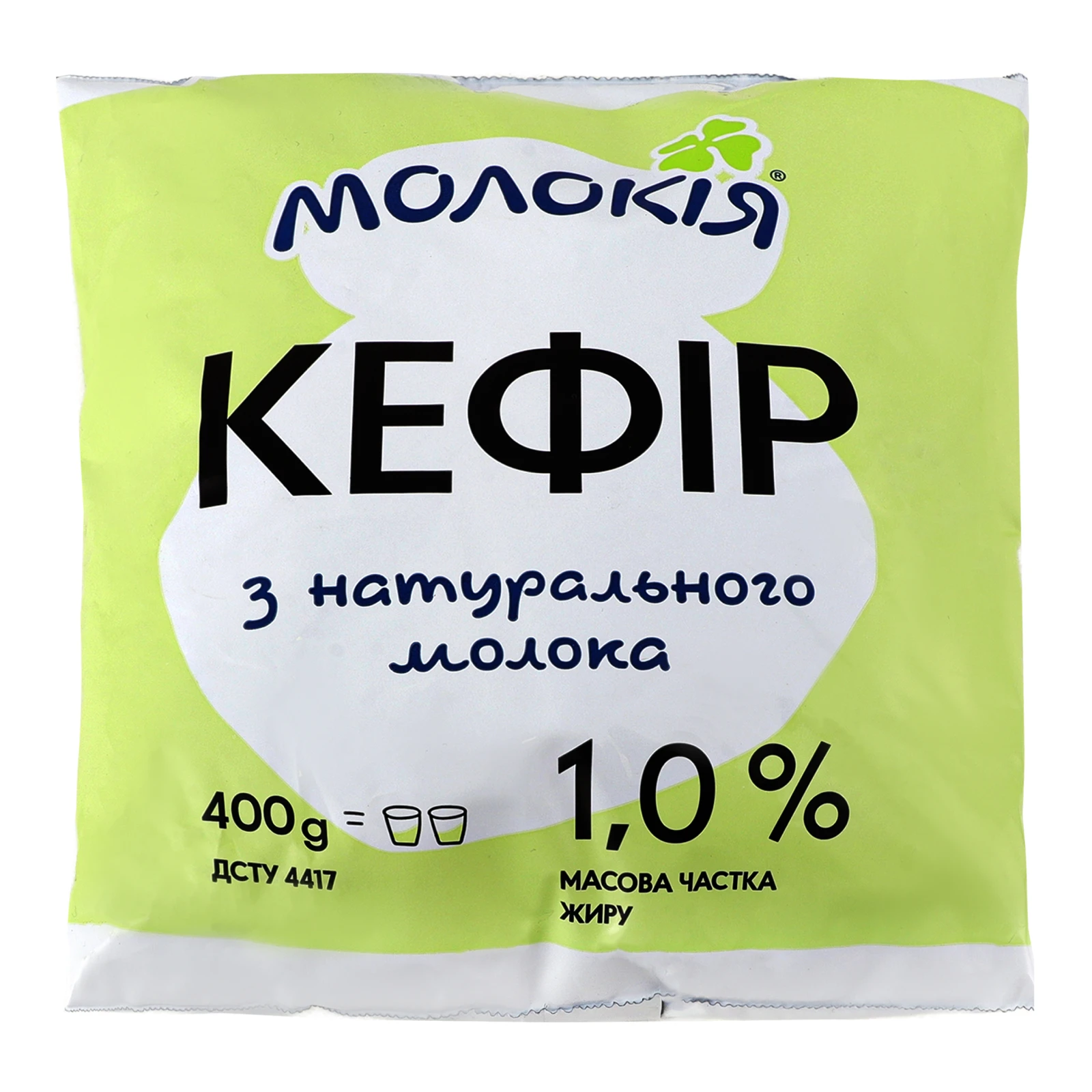 Кефір Молокія 1% 400г Фото навігації №:1