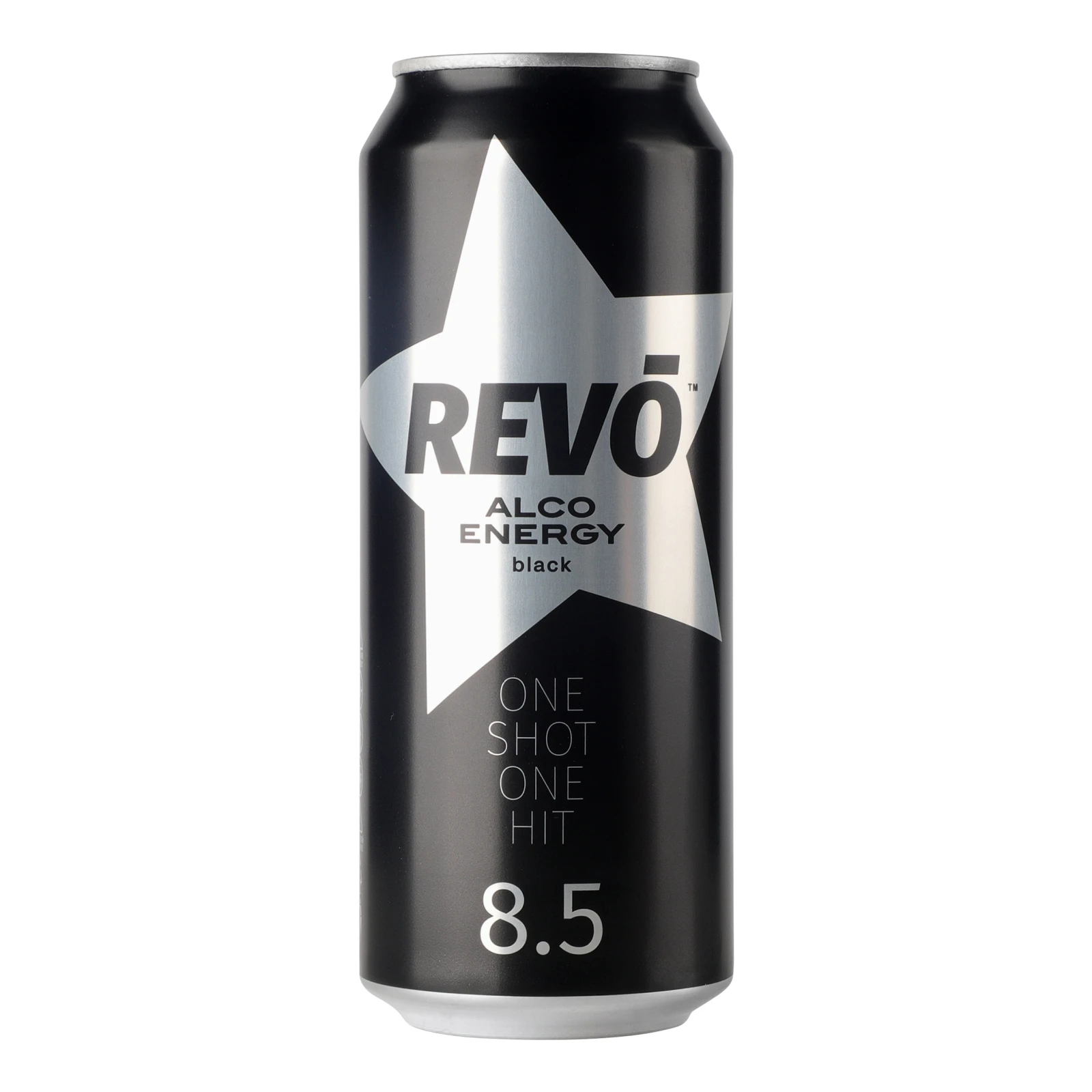 Напій слабоалкогольний Revo Alco Energy Black енергетичний сильногазований 8.5% 0.5л
