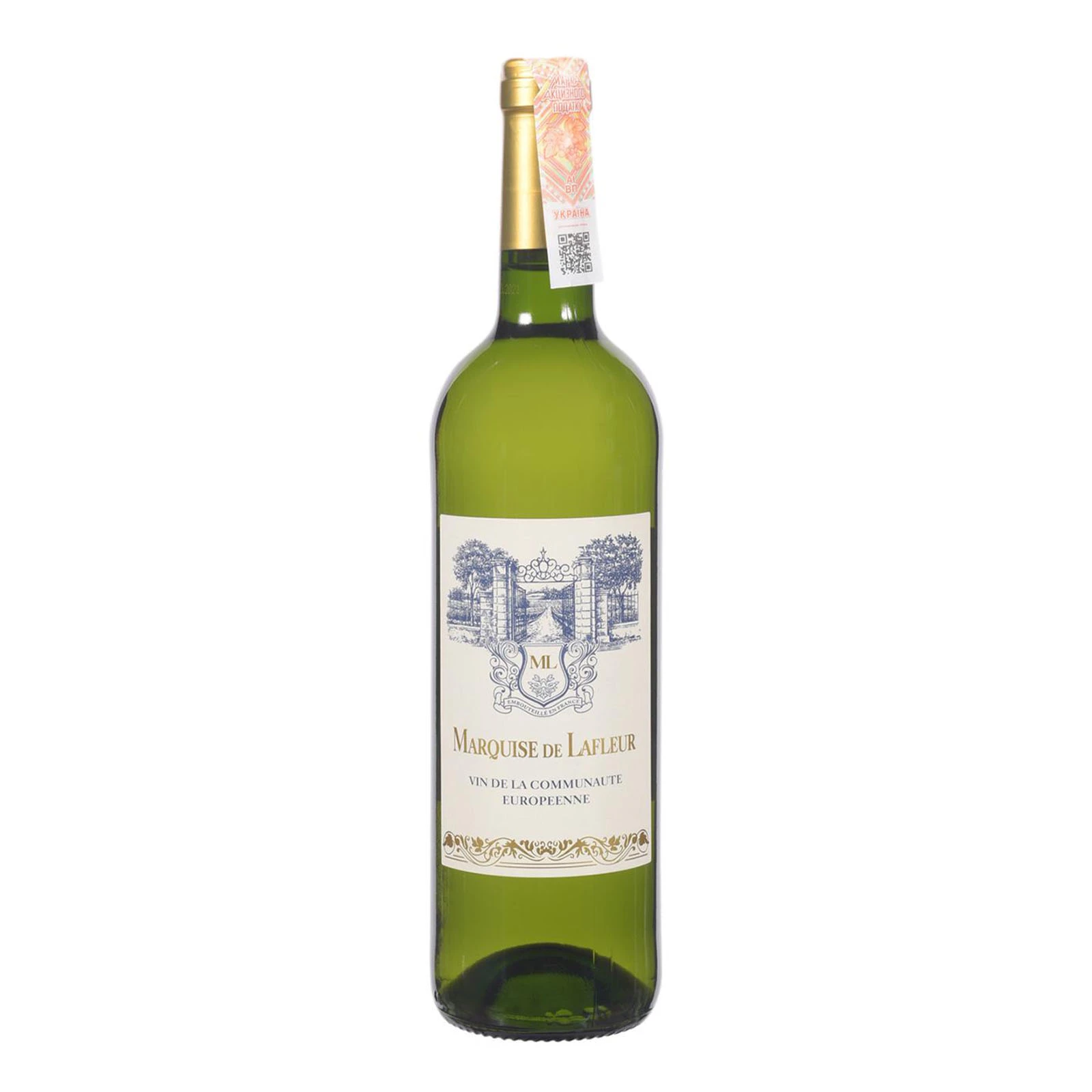 Вино Marquise de Lafleur 0,75л 11% біле сухе