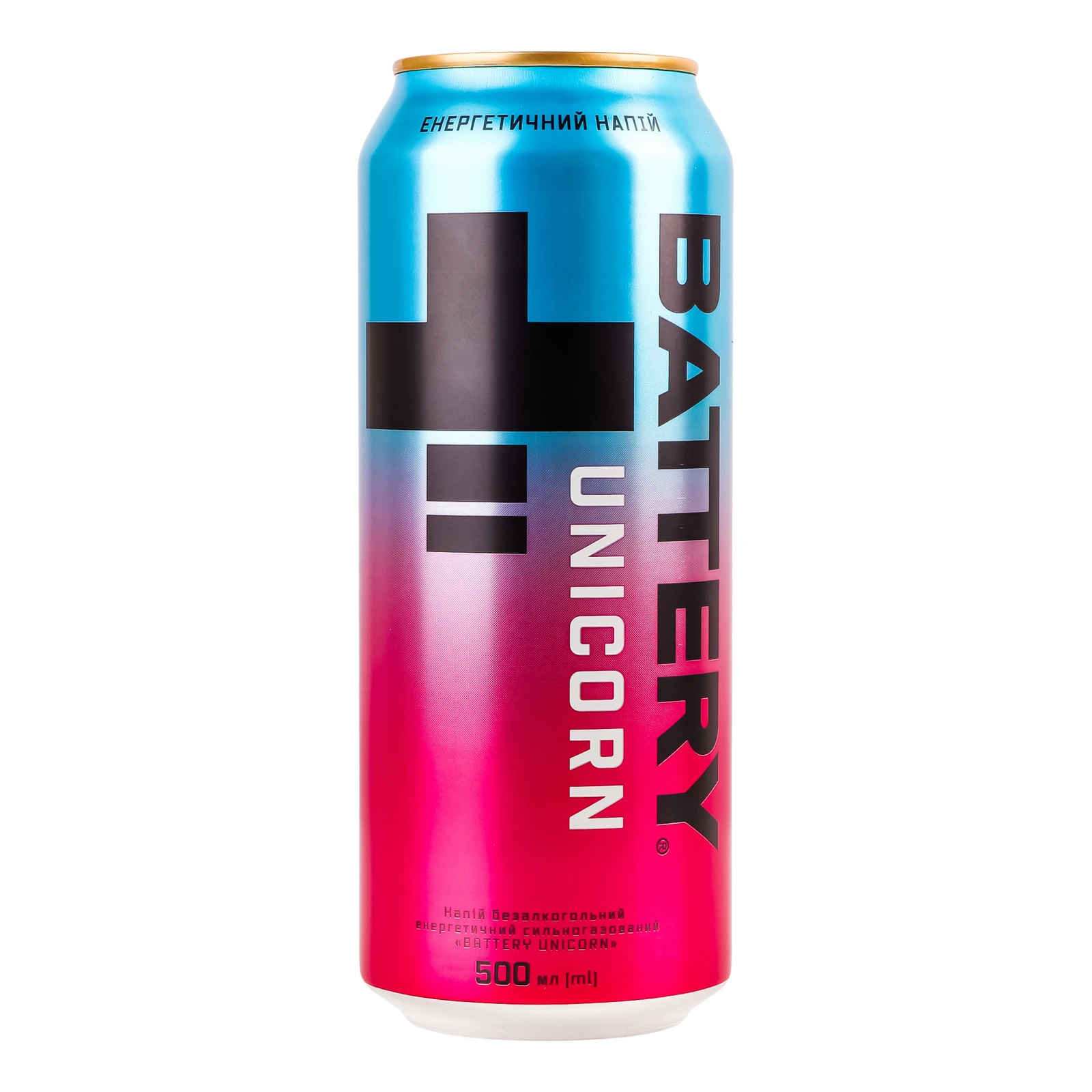 Напій енергетичний Battery Unicorn безалкогольний сильногазований 500мл Фото №:1