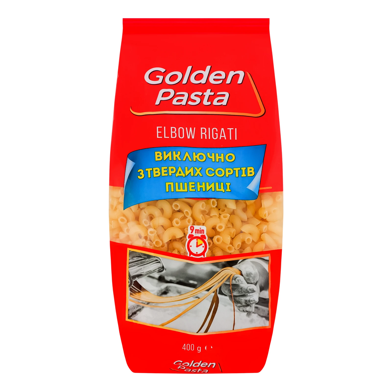 Макаронні вироби Golden Pasta Elbow rigati ріжки 400г Фото №:1