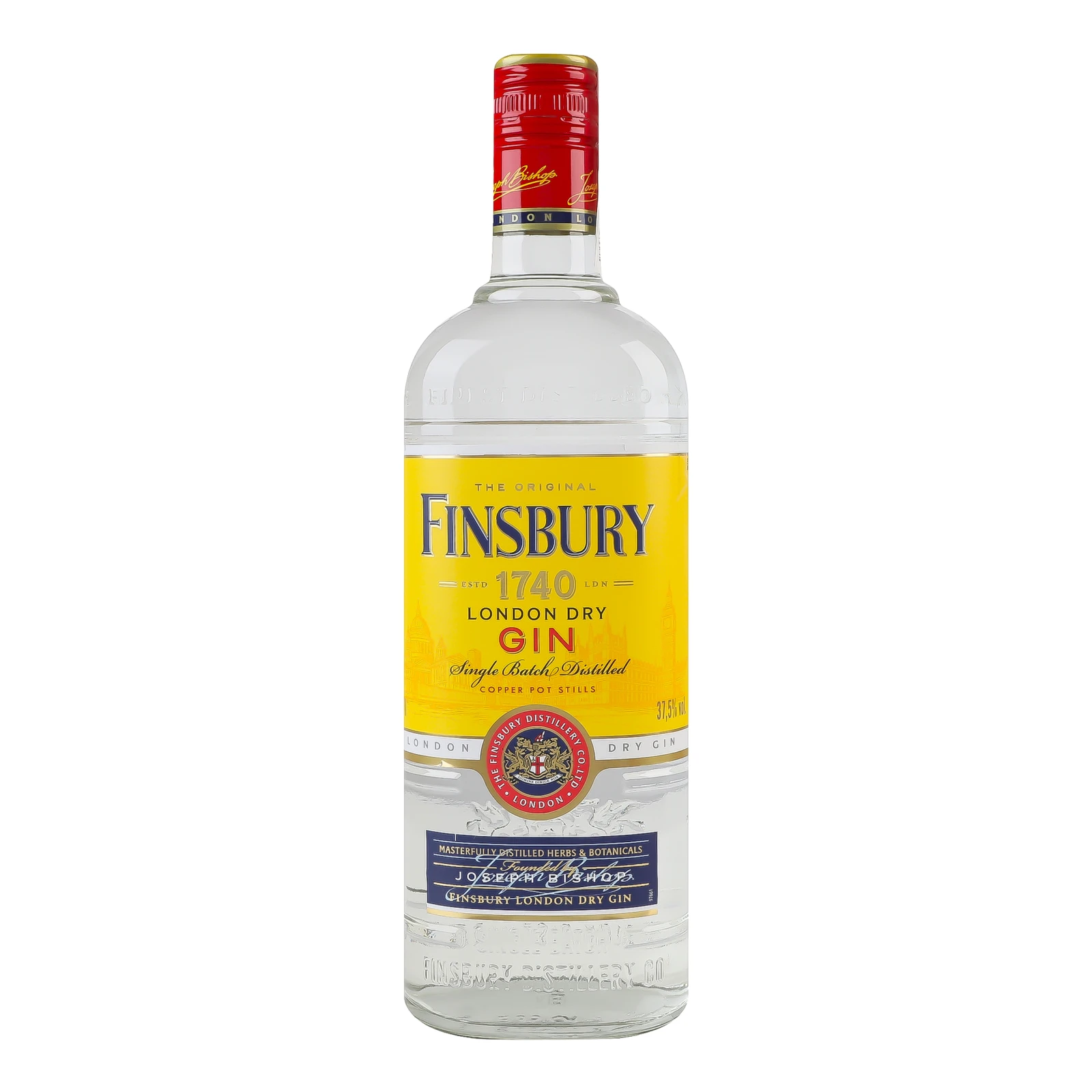 Джин Finsbury London dry 37.5% 0.7л Фото навігації №:1
