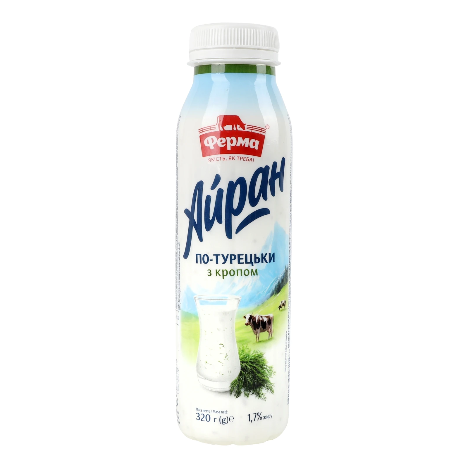 Айран Ферма По-турецьки З кропом 1.7% 320г