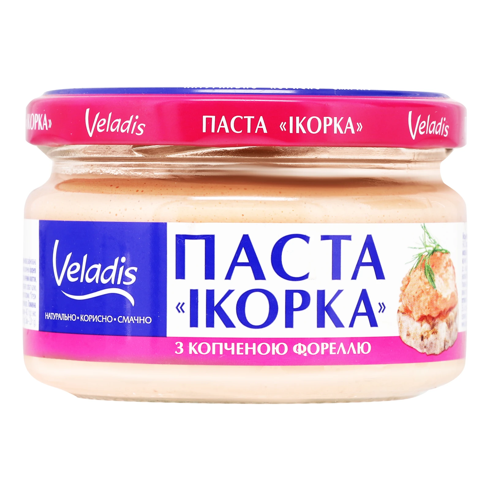 Паста Veladis 160г Ікорка з копченою фореллю ск/б Фото №:1