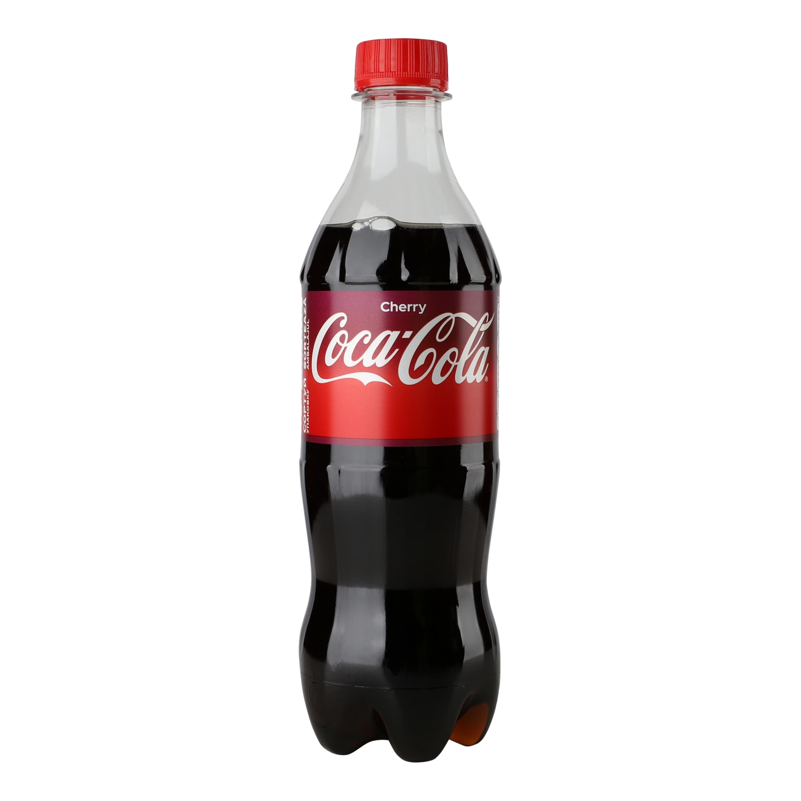 Напій безалкогольний Coca-Cola Cherry сильногазований на ароматизаторах 500мл Фото №:1