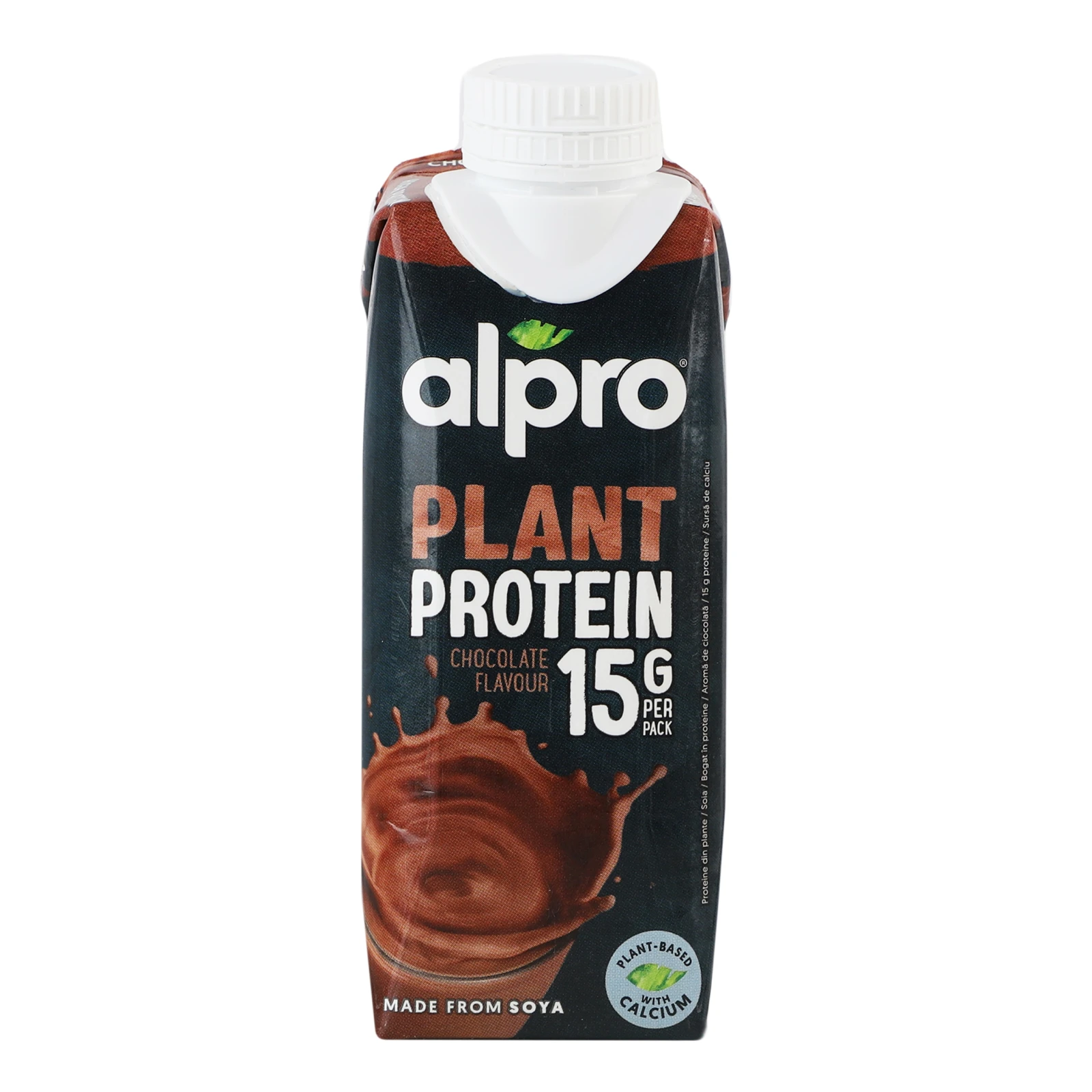 Напій соєвий Alpro Plant Protein Chocolate flavour високобілковий 250мл Фото №:1