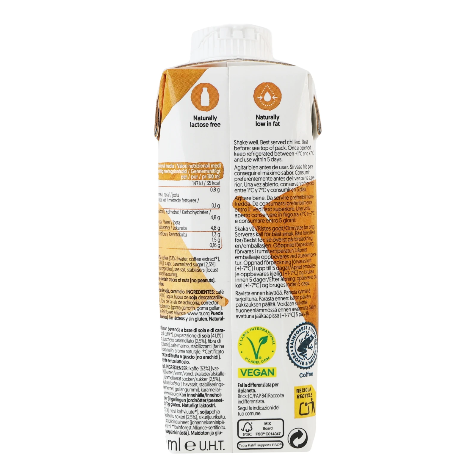 Напій Alpro Iced coffee Caramel flavour на соєвій основі 250мл Фото №:2