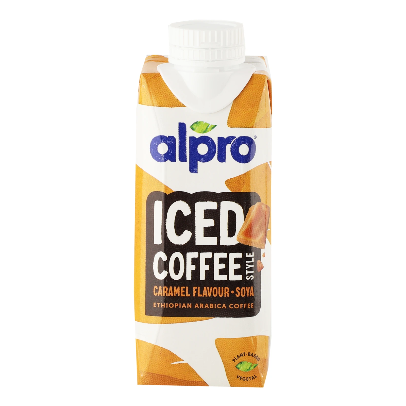 Напій з кави Alpro Iced coffee на соєвій основі зі смаком карамель 250мл Фото №:1