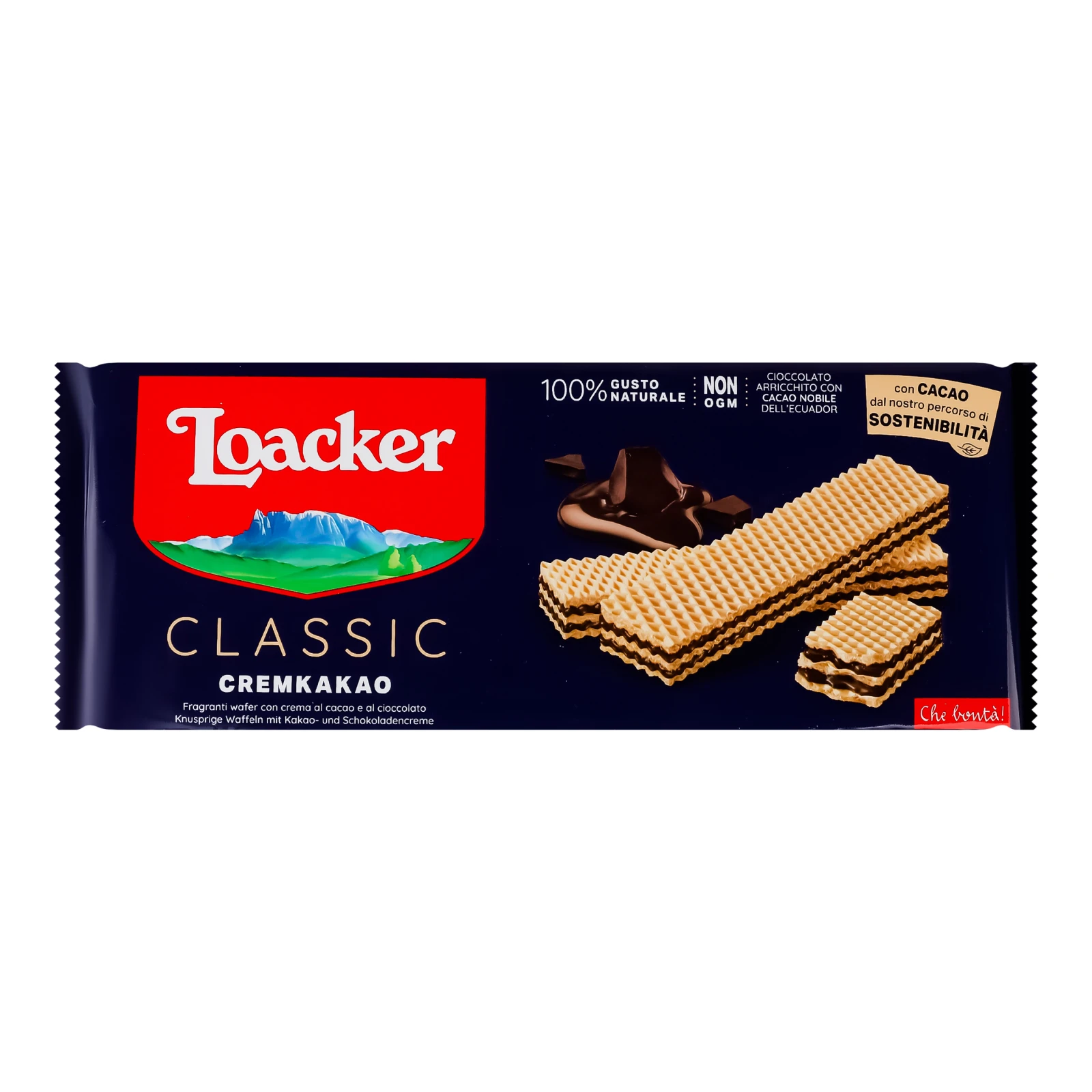 Вафлі Loacker Classic CremKakao 175г