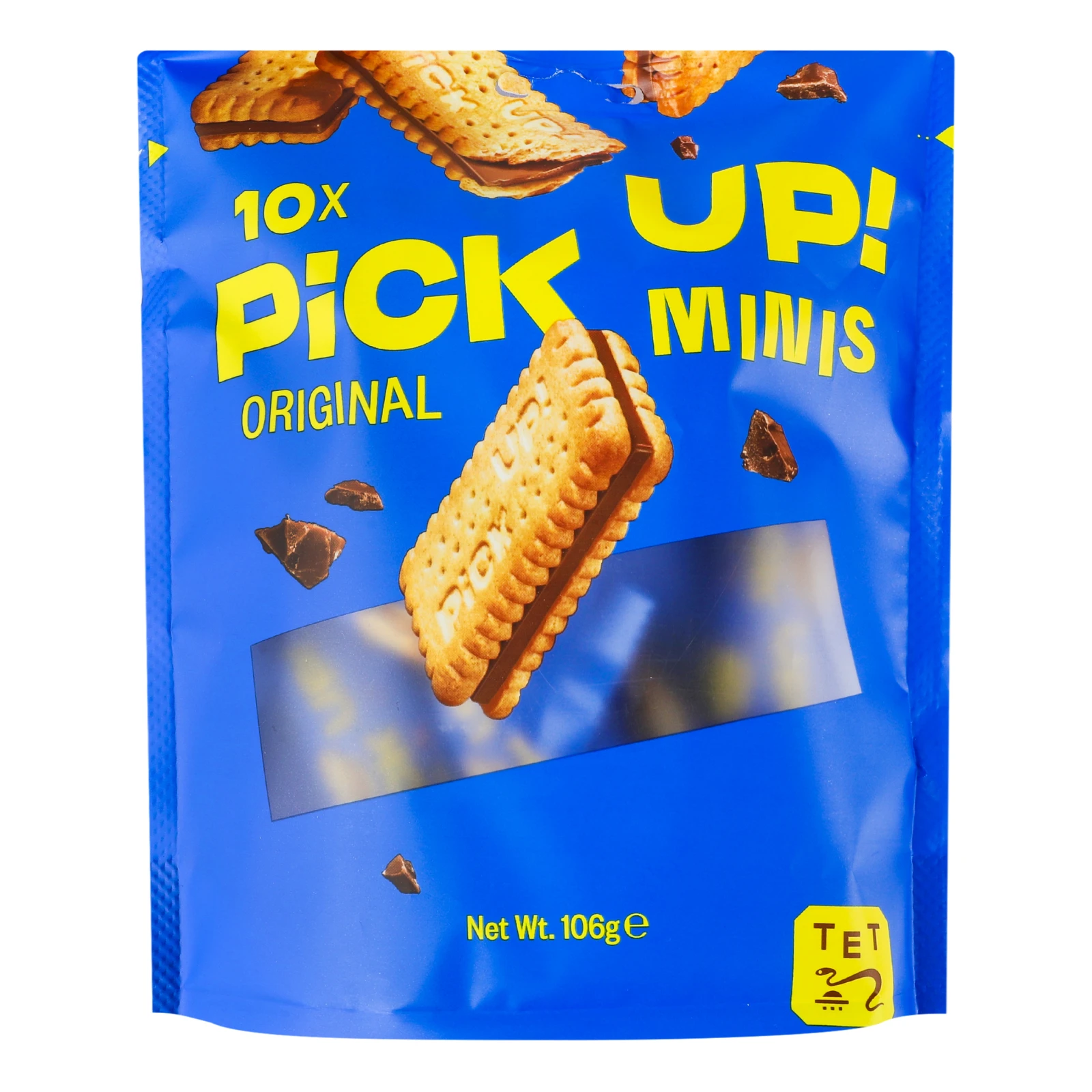 Печиво-сендвіч Pick Up! Minis Original 10*10.6г/уп Фото №:1