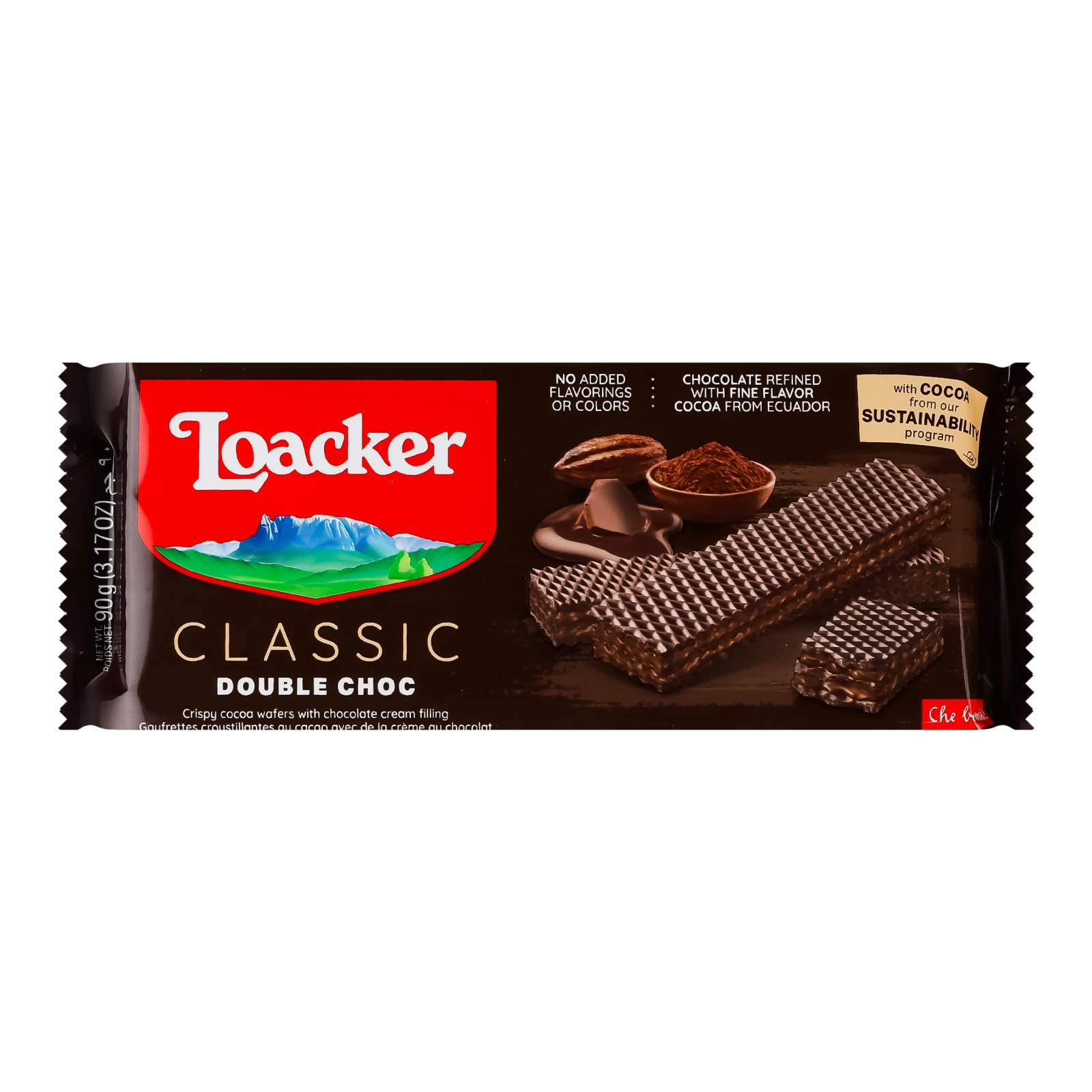 Вафлі Loacker Classic Double Choc 90г Фото №:1