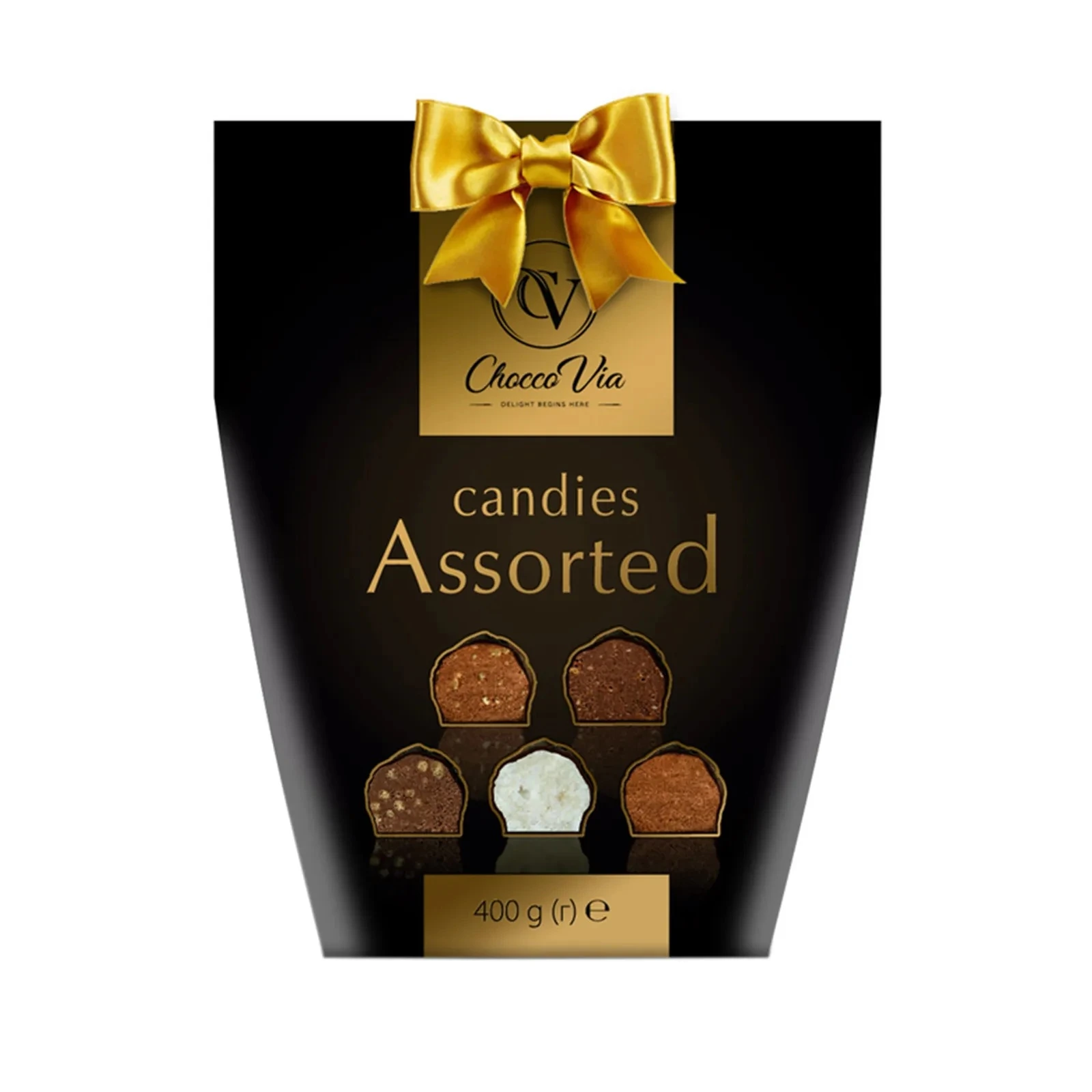 Цукерки Chocco Via 400г Асорті Фото №:1