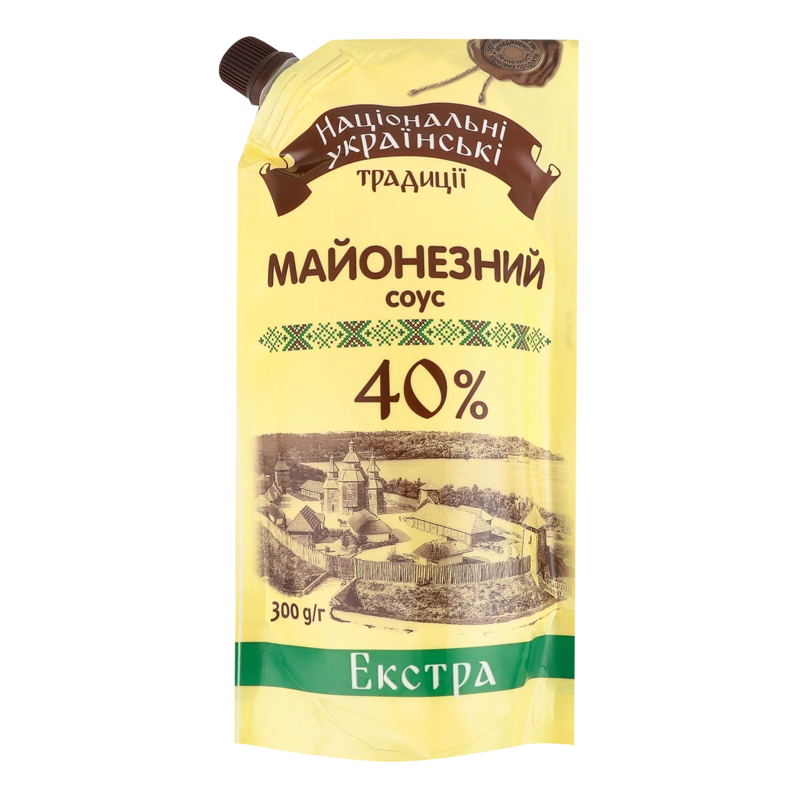Соус майонезний Національні українські традиції Екстра 40% 300г Фото №:1