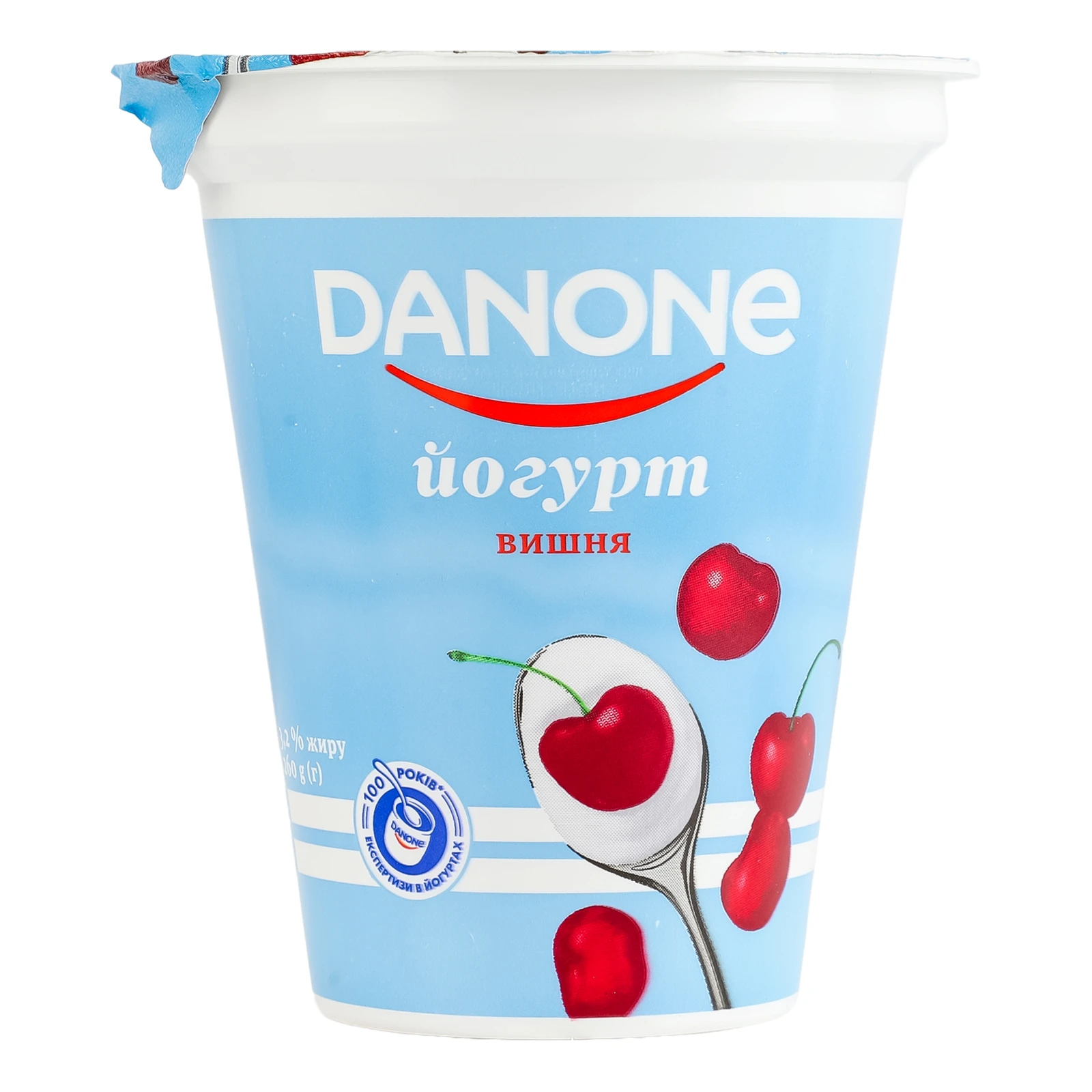 Йогурт Danone Вишня 3.2% 260г Фото №:1