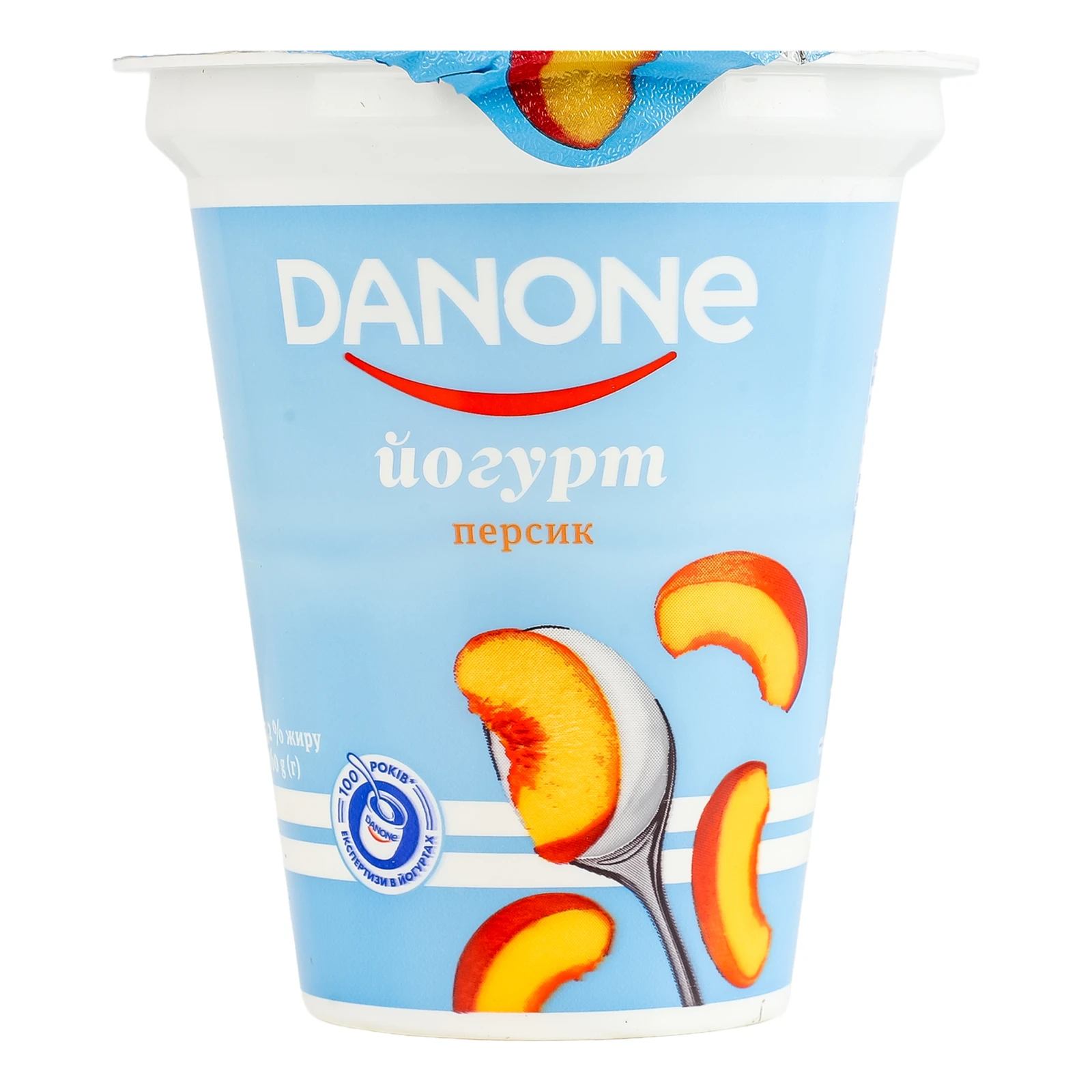 Йогурт Danone Персик 3.2% 260г Фото №:1