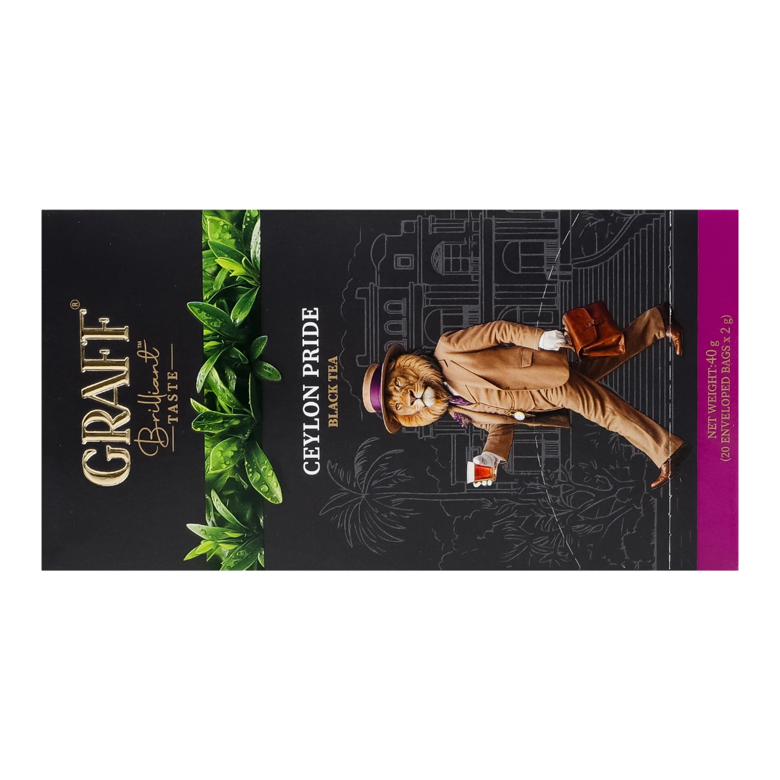 Чай Graff Гордість Цейлону чорний байховий 20х2г Фото №:2