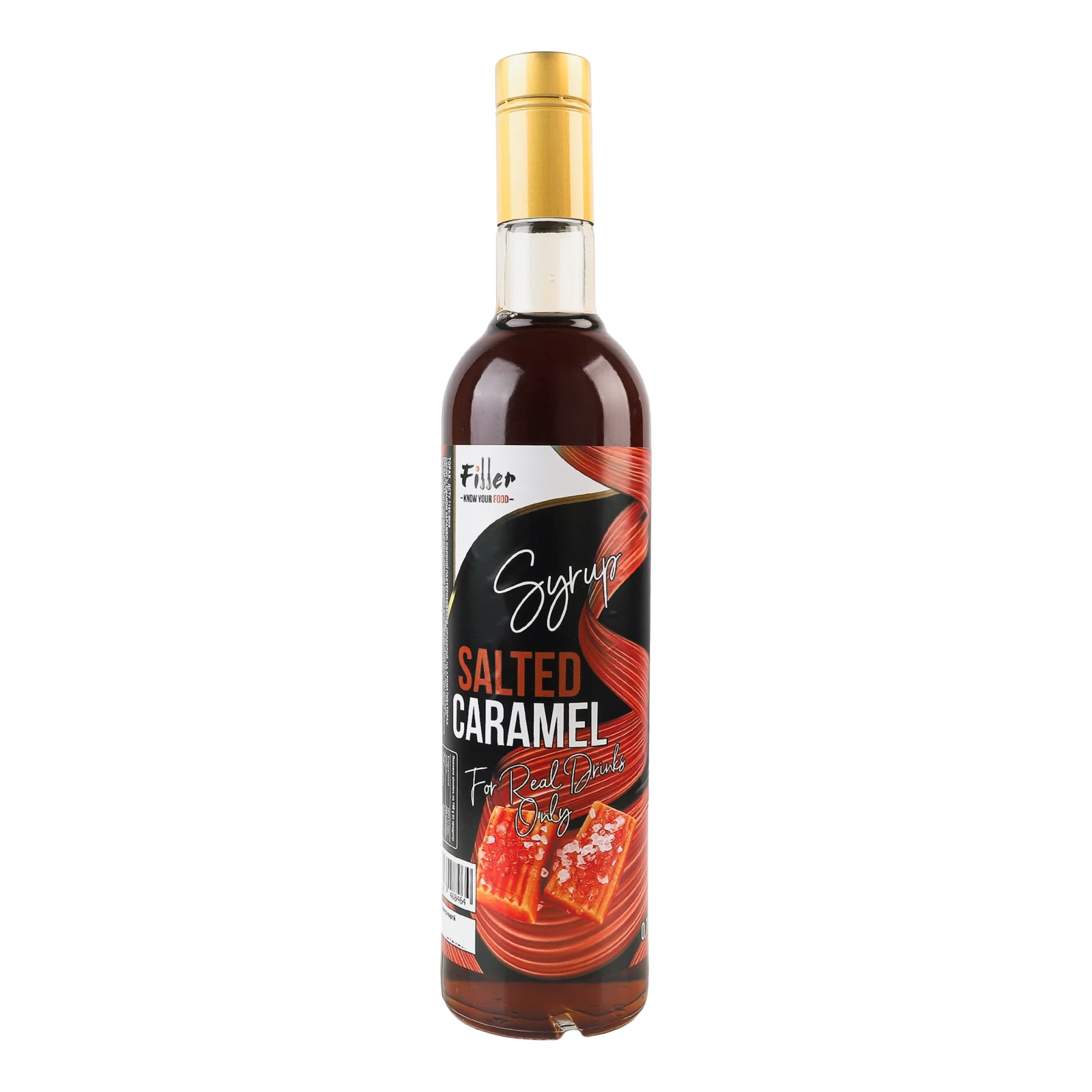 Сироп Filler Salted caramel пастеризований прозорий на ароматизаторах 0.7л Фото №:1