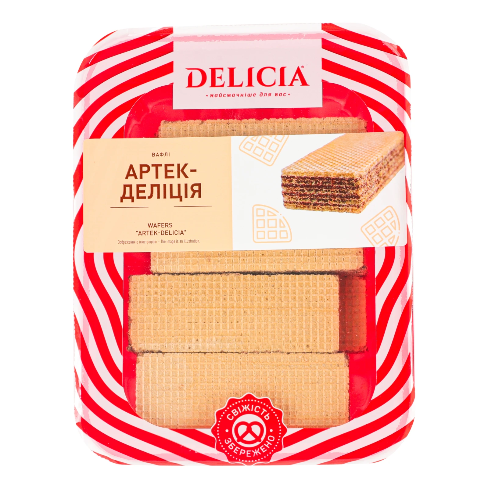 Вафлі Delicia Артек-Деліція 280г Фото навігації №:1