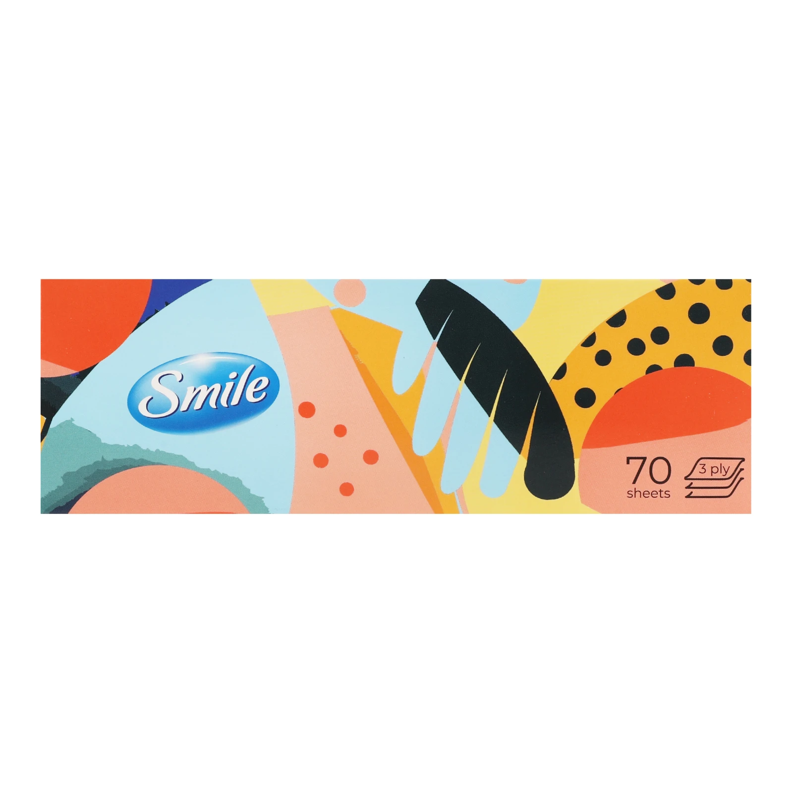 Серветки Smile косметичні 3-х шарові Фото №:1