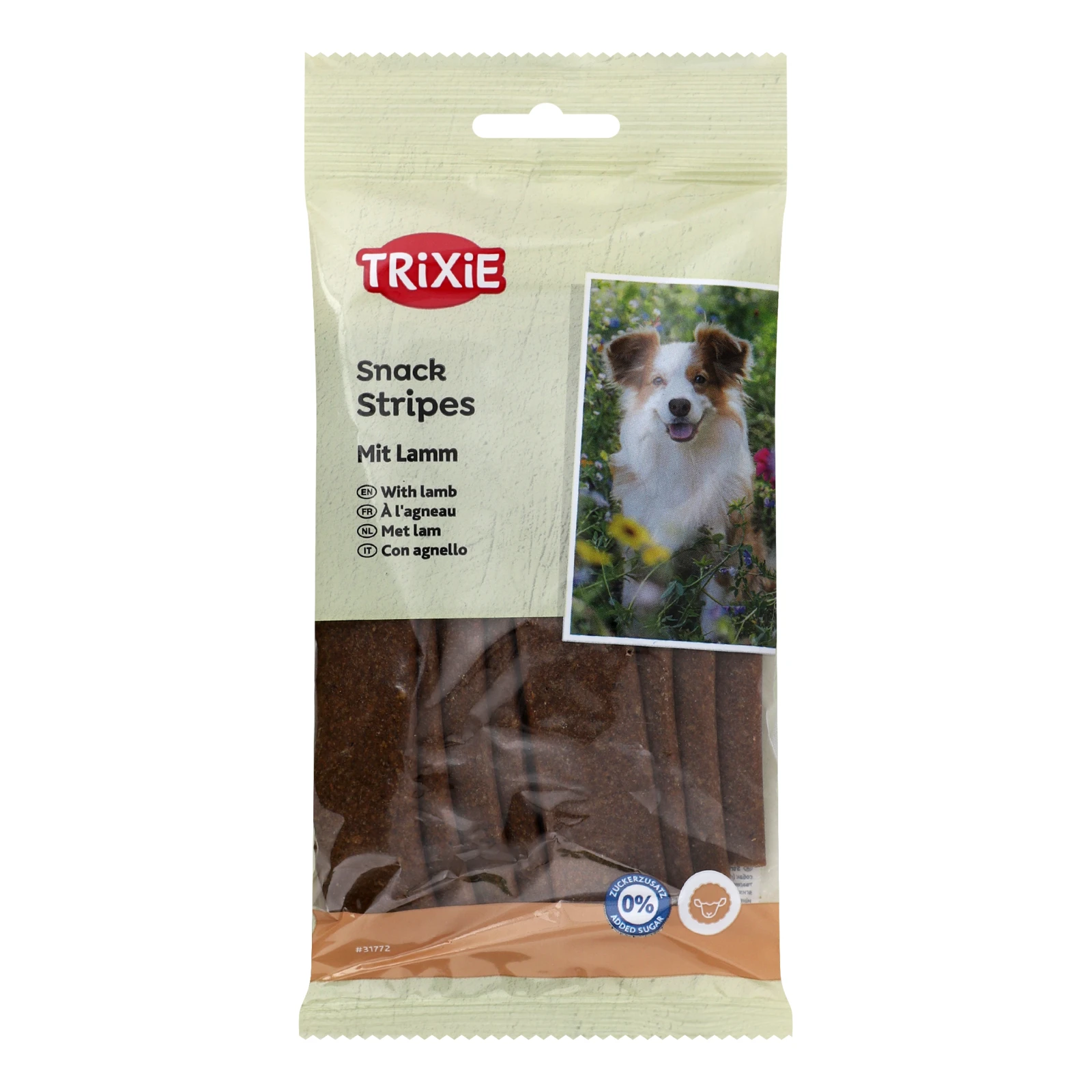 Корм для собак Trixie Stripes додатковий з ягням 100г Фото №:1