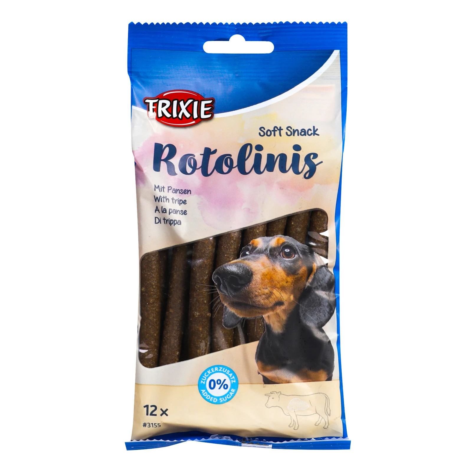Ласощі Trixie Soft Snack Rotolinis для собак зі шлунком 120г Фото №:1