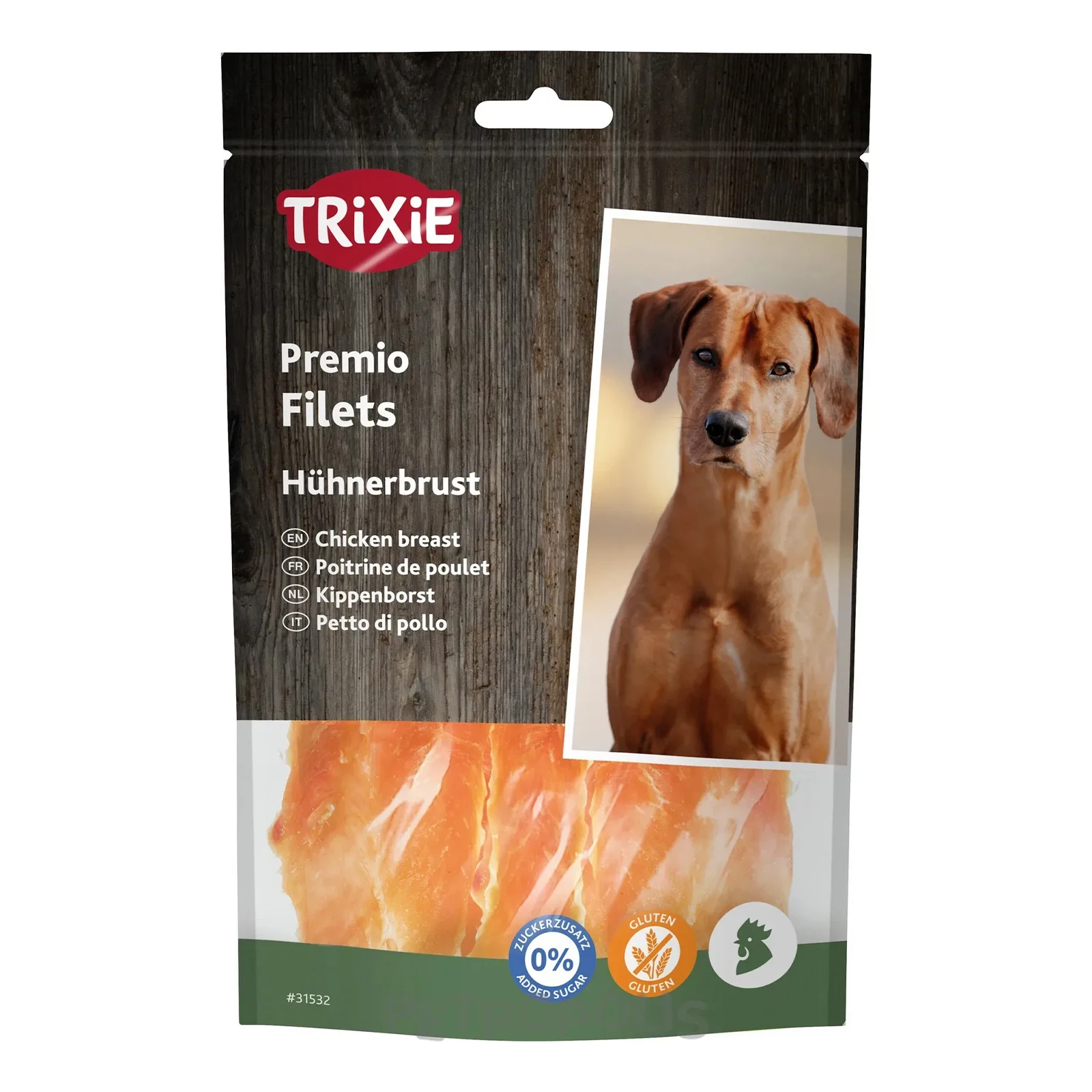 Ласощі Trixie Chicken Filets для собак 100г Фото навігації №:1