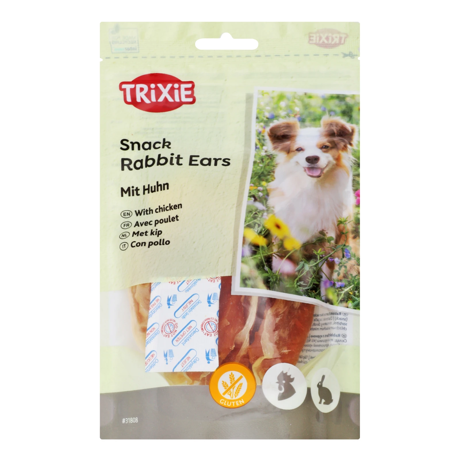Ласощі Trixie Rabbit Ears для собак 80г Фото навігації №:1