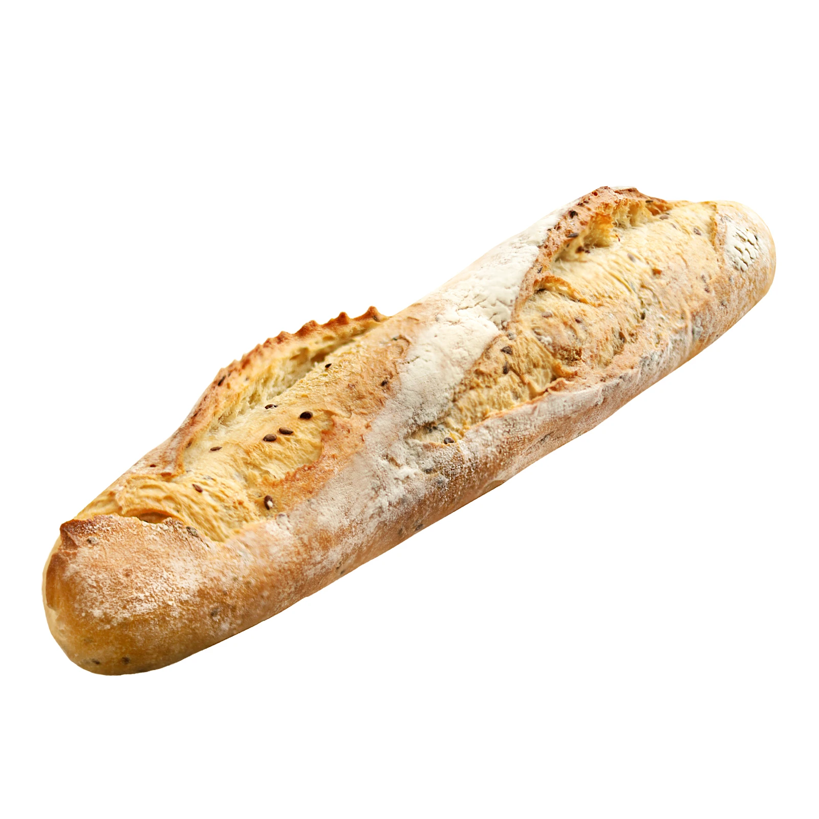 Багет Горбушка з насінням льону 250г Фото №:1