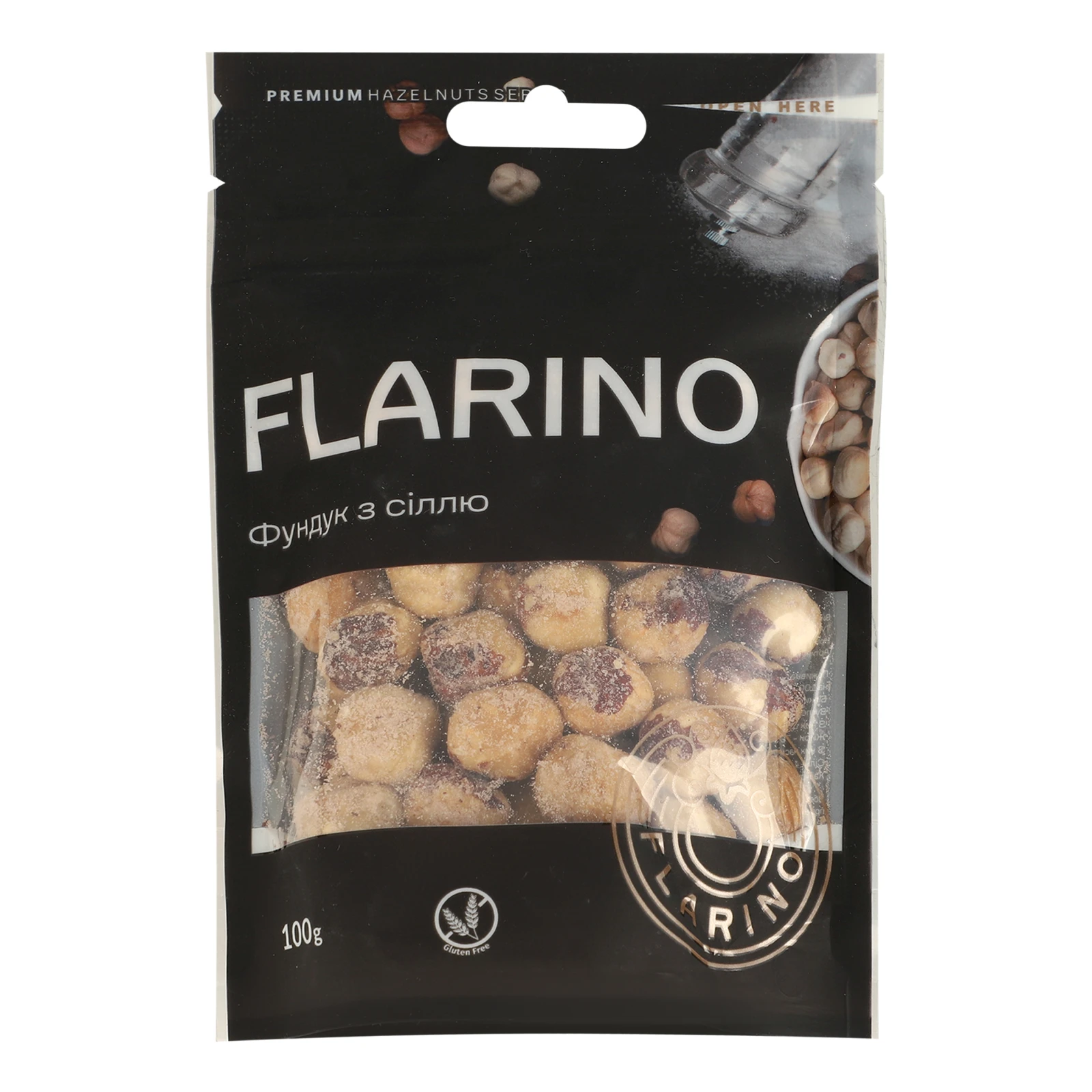 Фундук Flarino Premium з сіллю 100г Фото №:1
