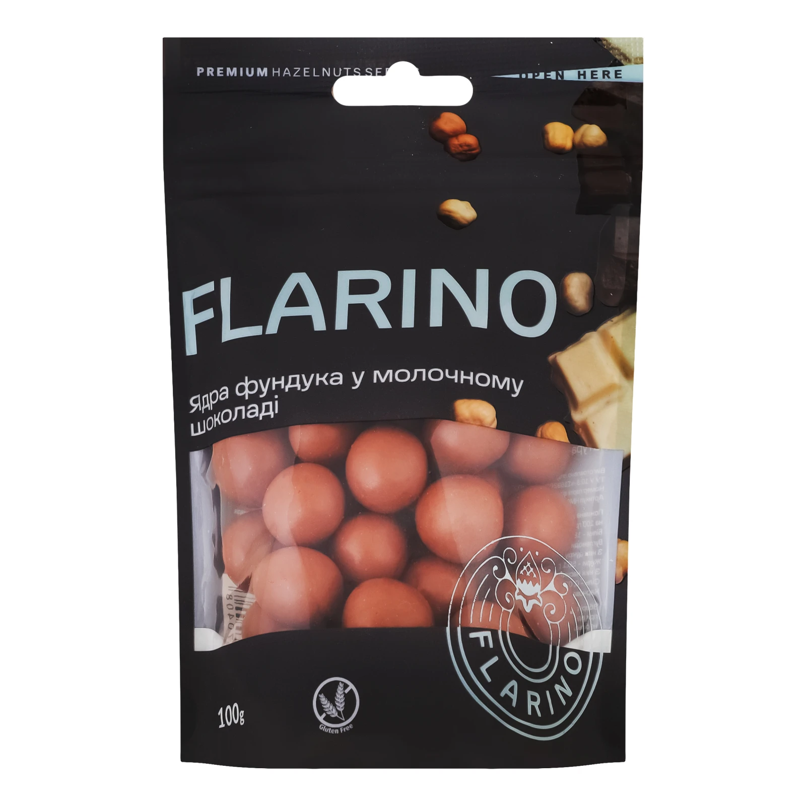 Фундук Flarino у молочному шоколаді 100г