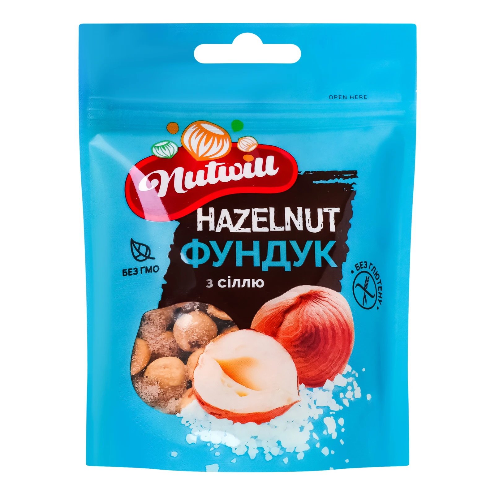 Фундук Nutwill з сіллю 100г Фото №:1