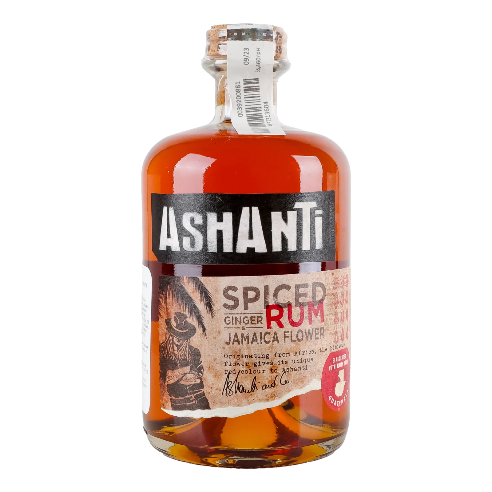 Напій алкогольний Ashanti Spiсed Rum на основі рому 38% 0.7л Фото навігації №:1