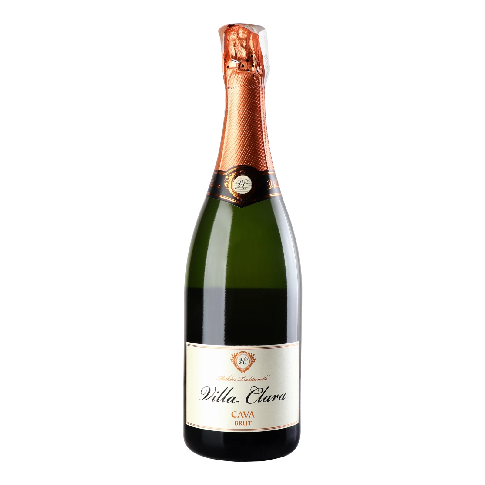 Вино ігристе Villa Clara Cava Brut біле сухе 11.5% 0.75л Фото навігації №:1